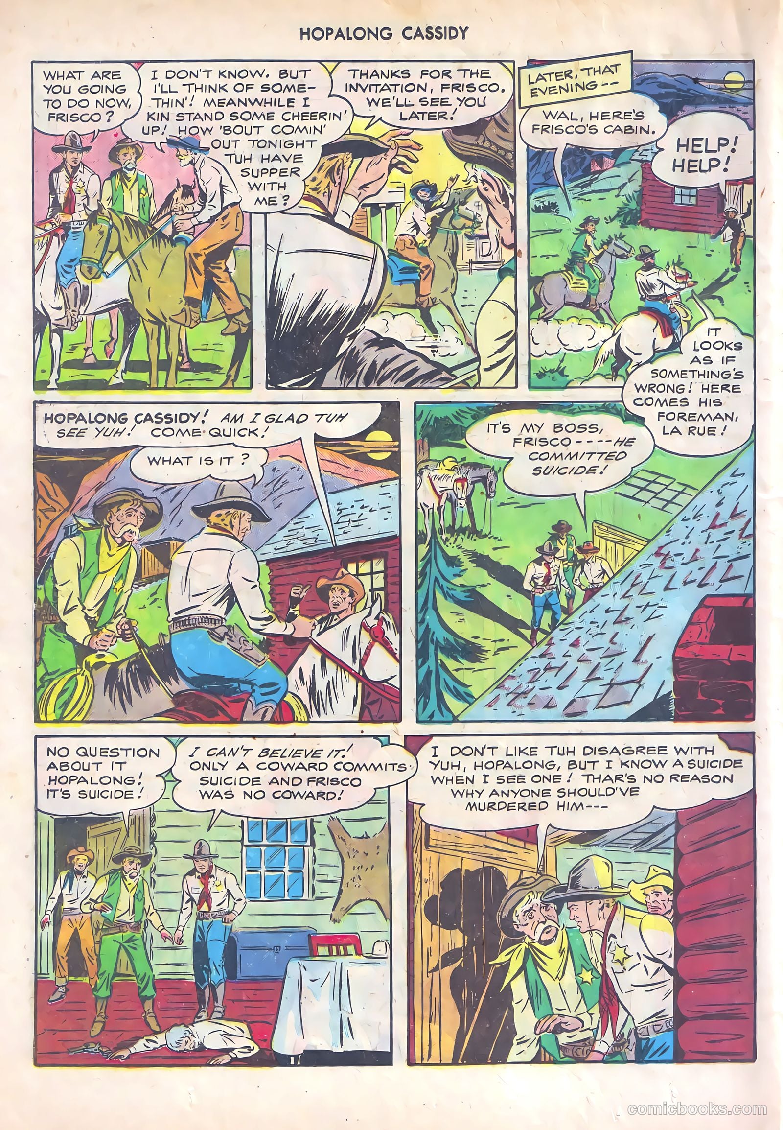 Hopalong Cassidy #10 — page 18 of 52