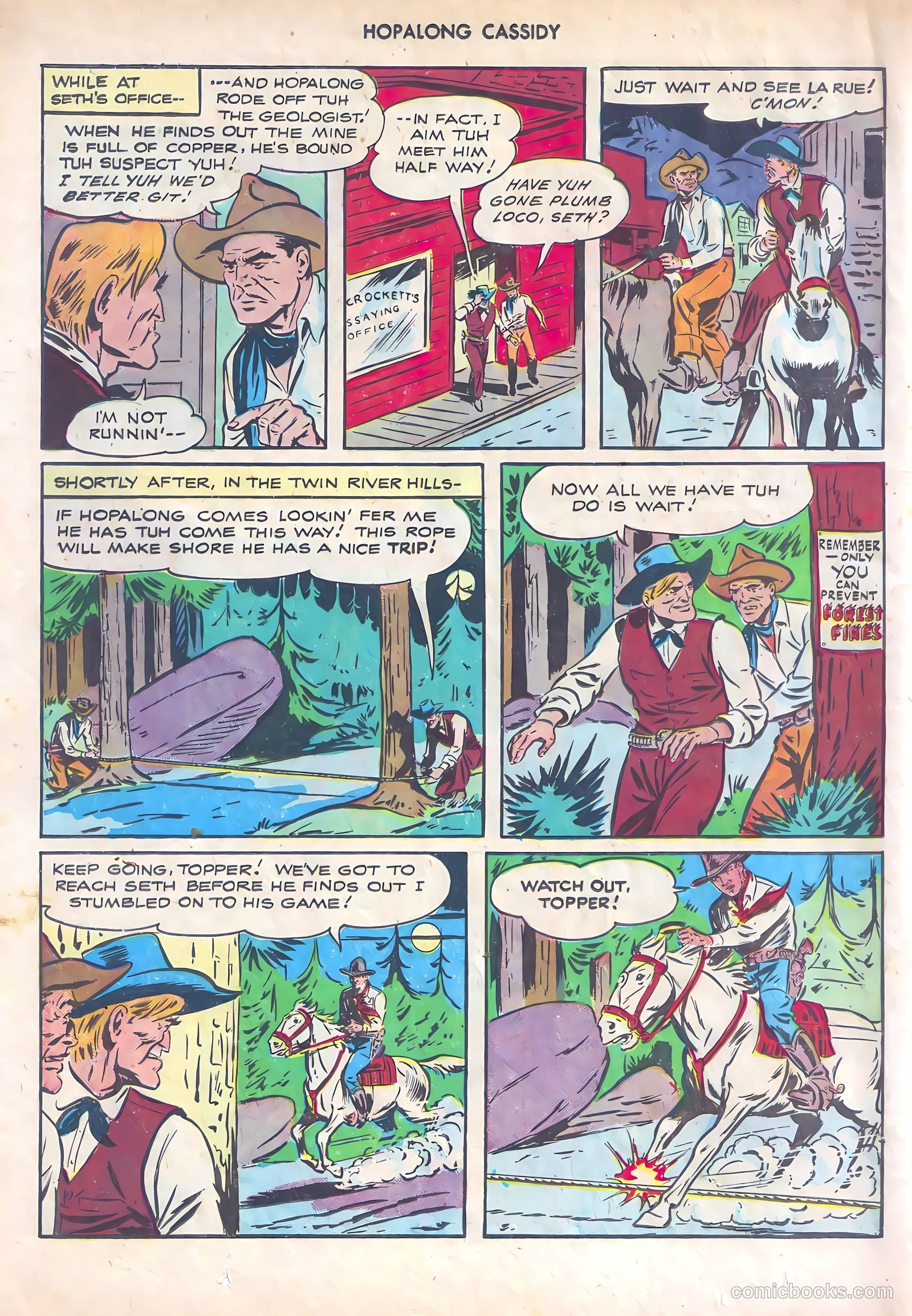 Hopalong Cassidy #10 — page 20 of 52