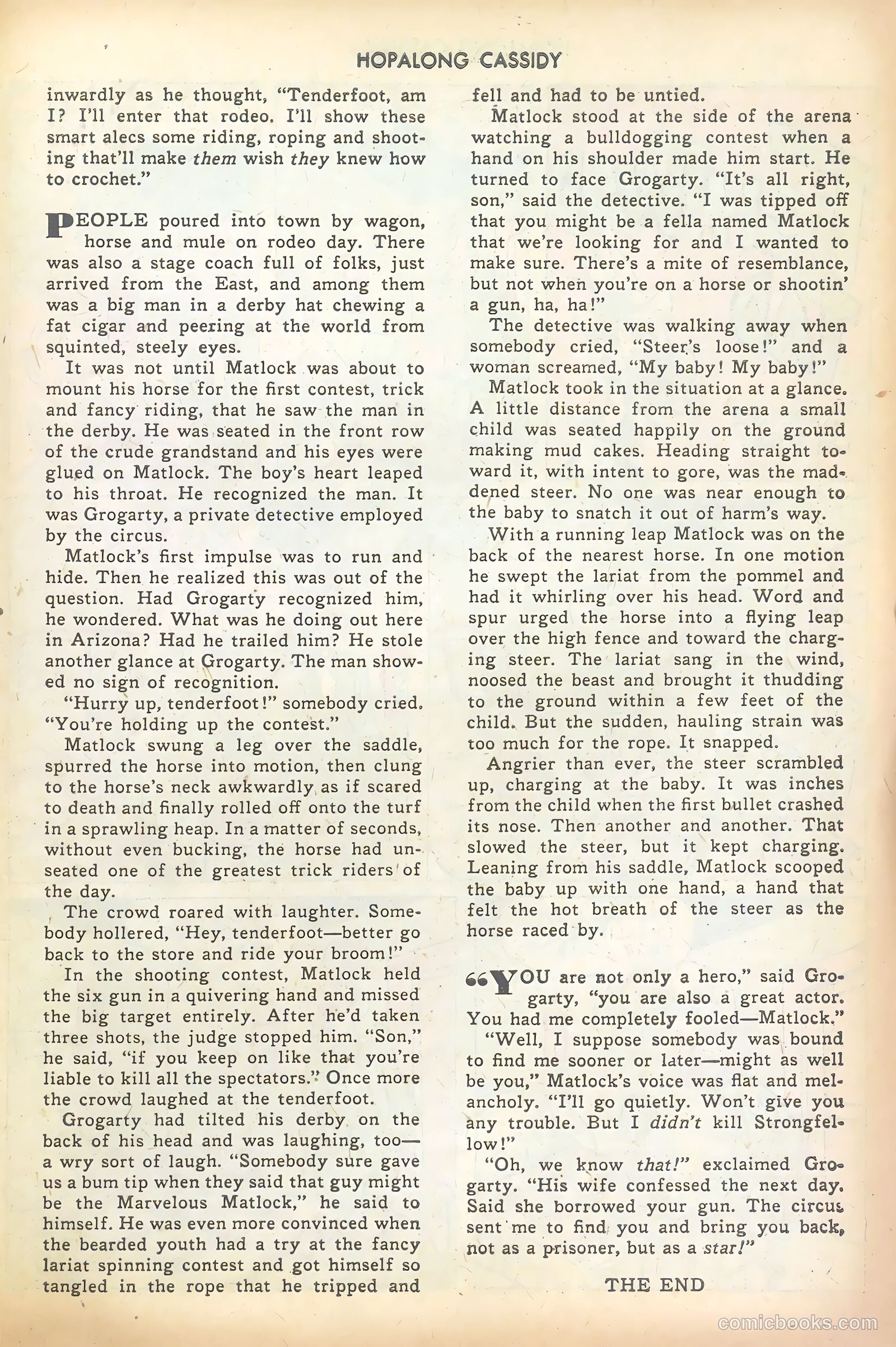 Hopalong Cassidy #12 — page 39 of 52