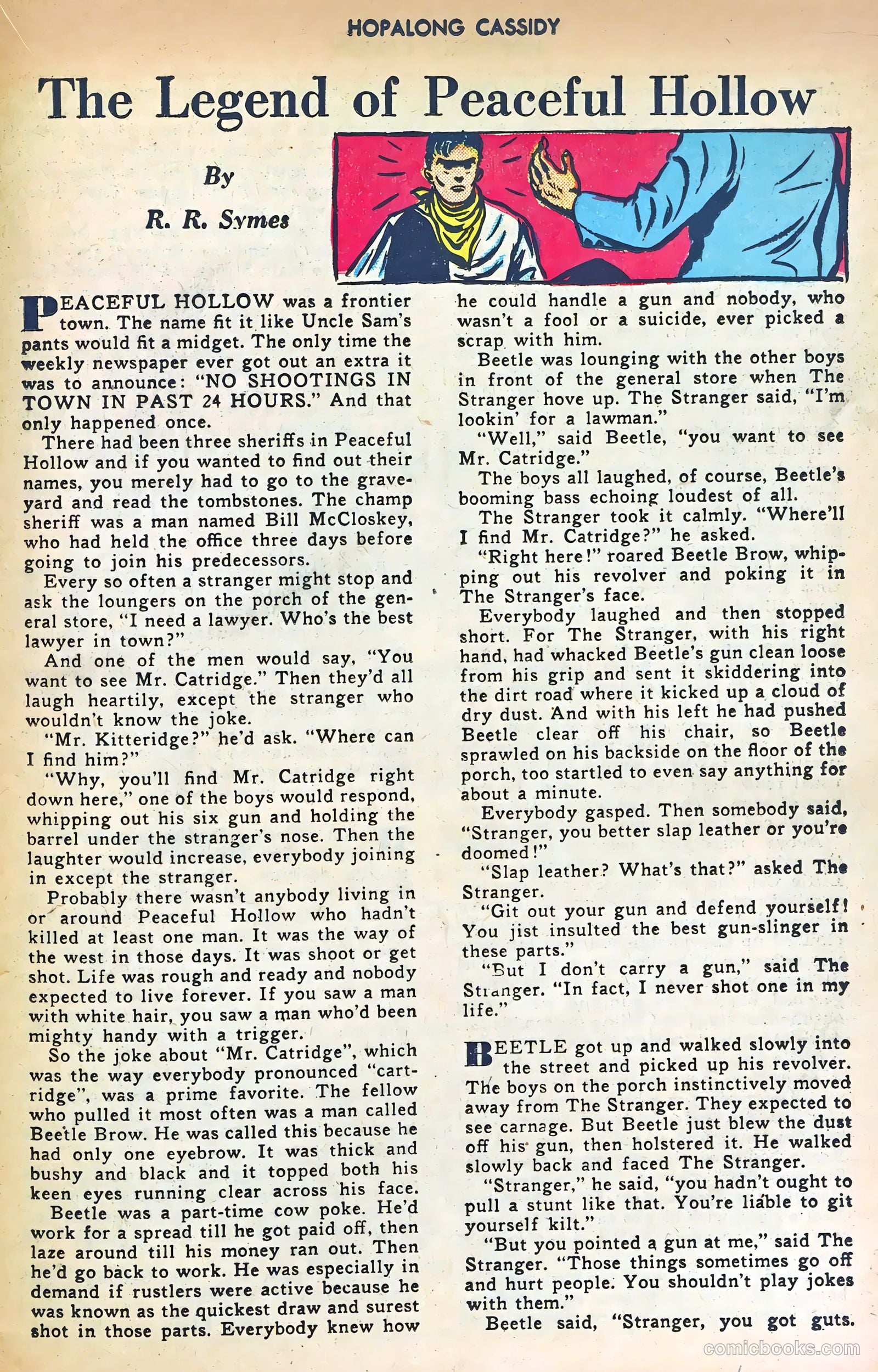 Hopalong Cassidy #14 — page 35 of 52