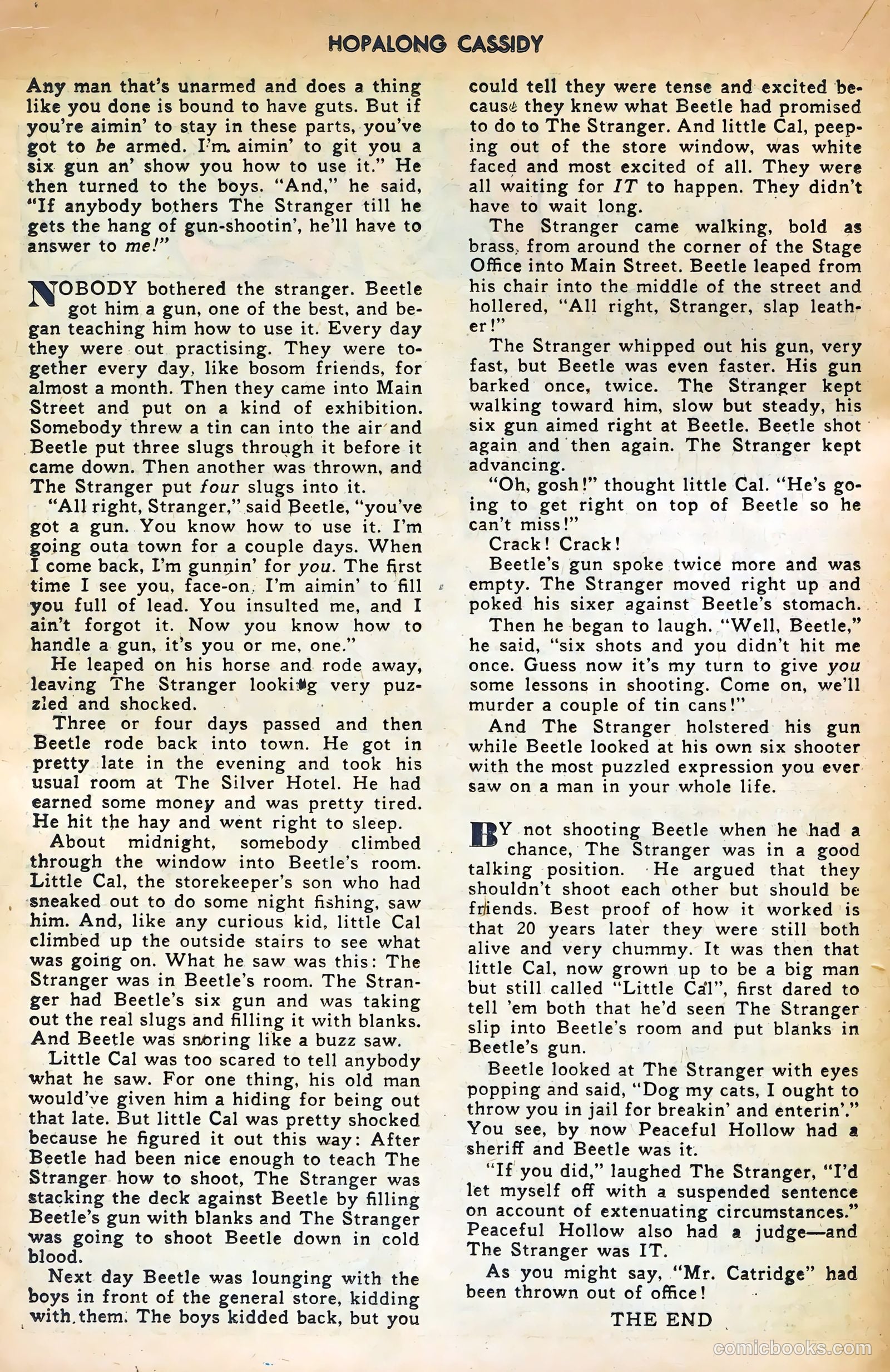 Hopalong Cassidy #14 — page 36 of 52