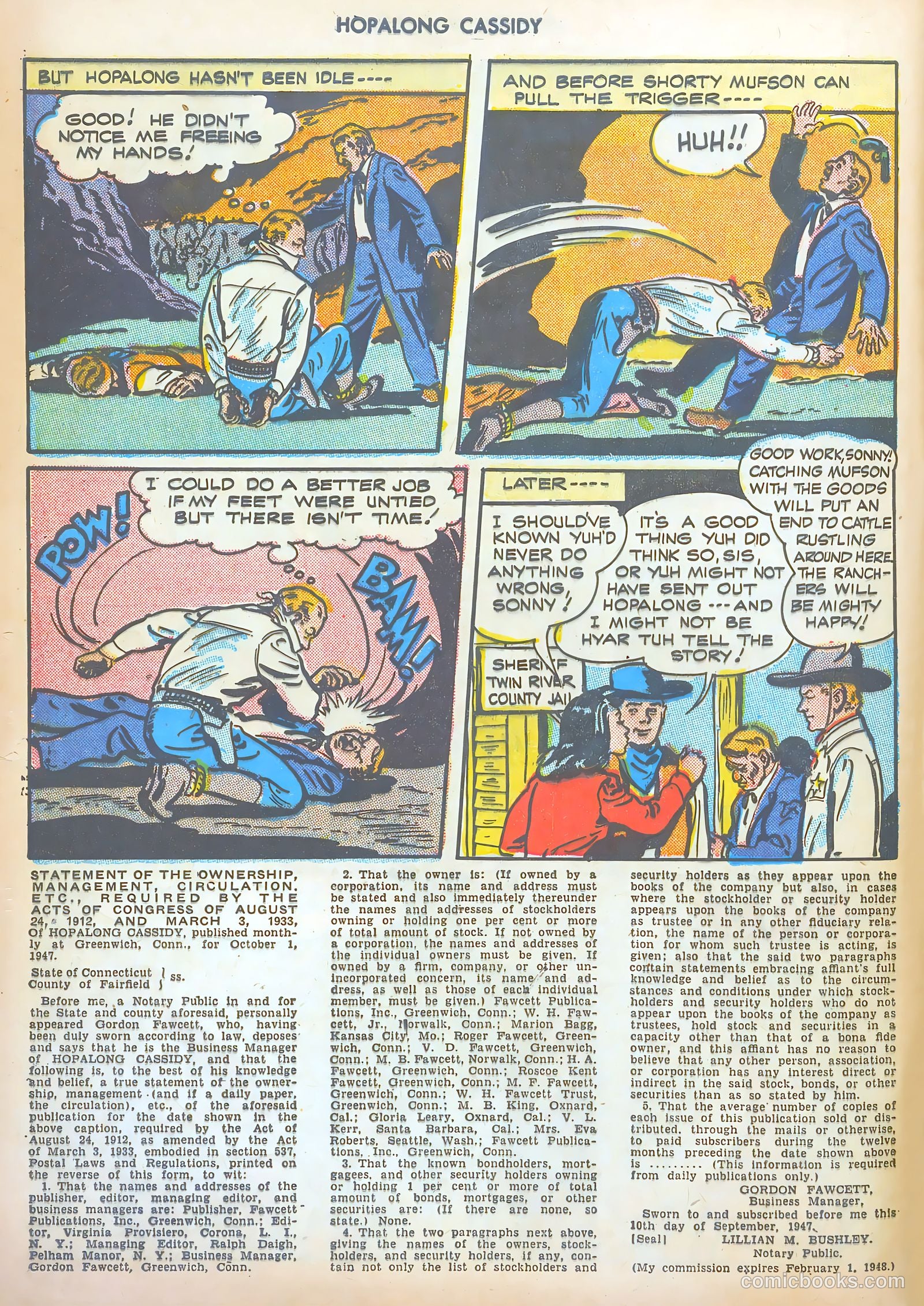 Hopalong Cassidy #15 — page 48 of 52