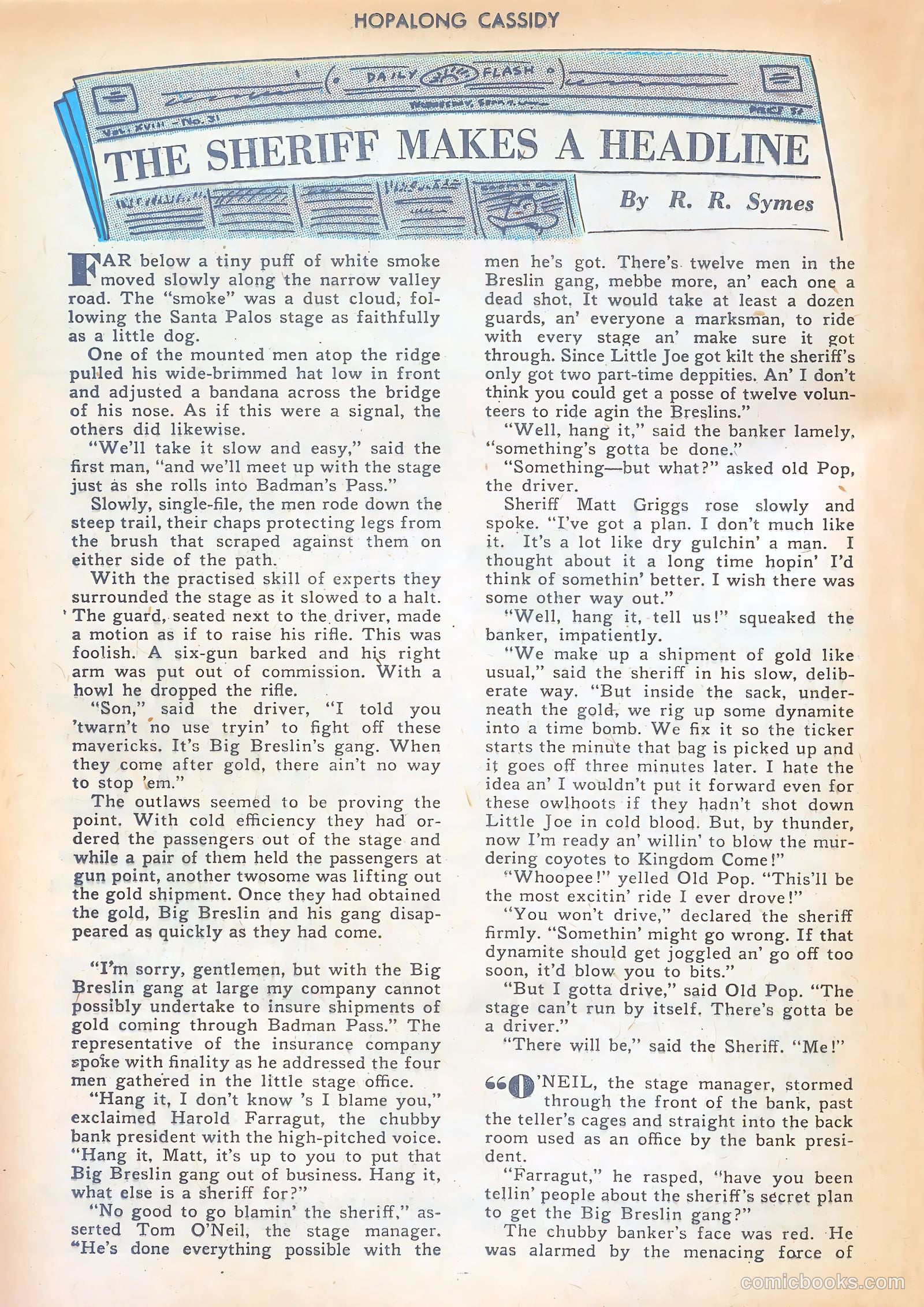Hopalong Cassidy #17 — page 36 of 52