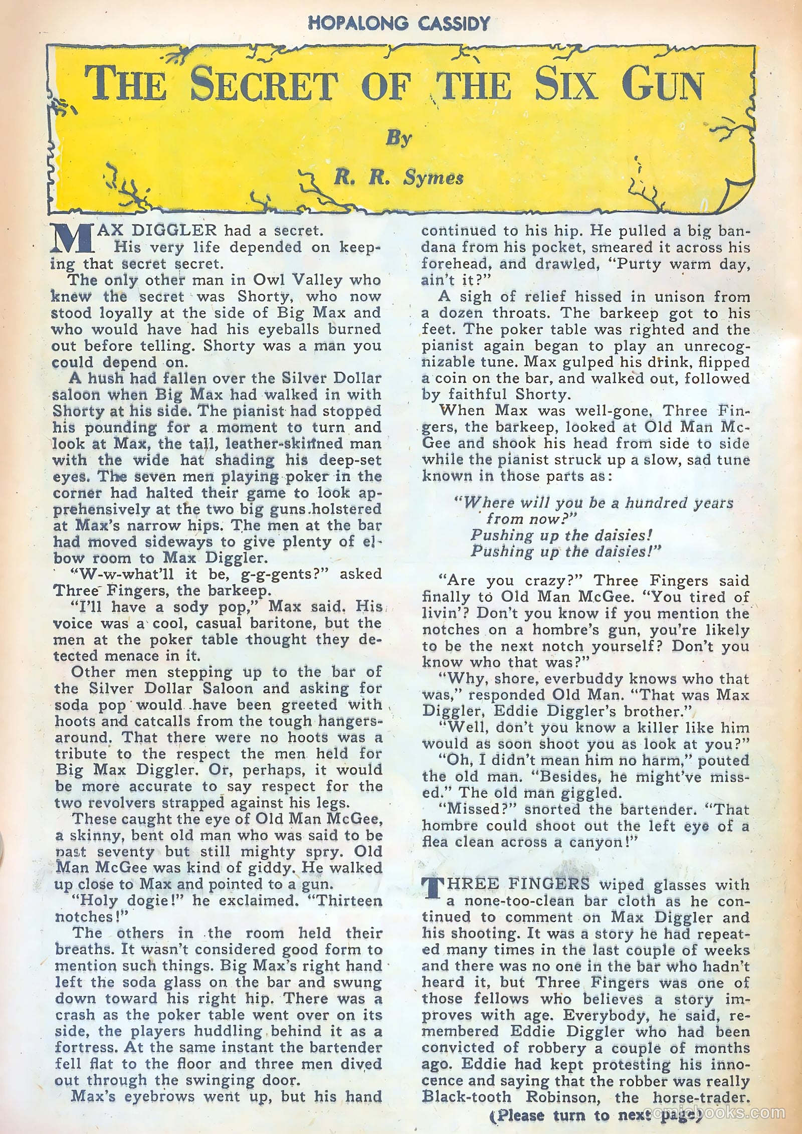 Hopalong Cassidy #18 — page 36 of 52