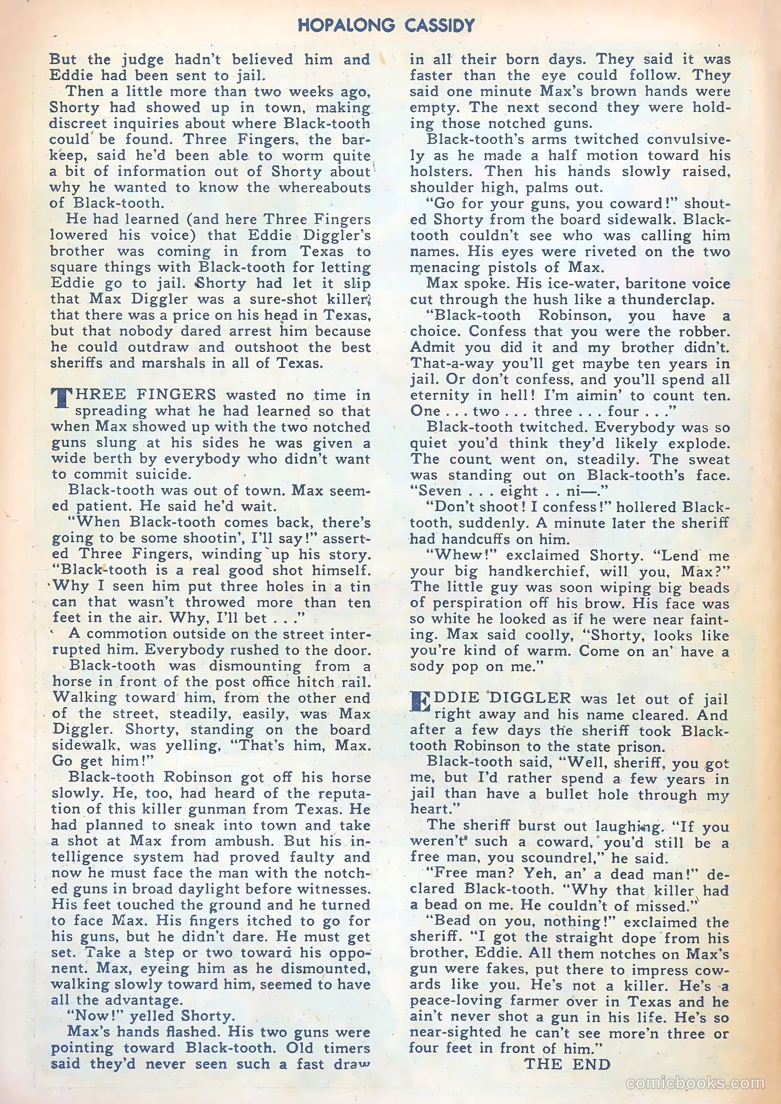 Hopalong Cassidy #18 — page 38 of 52