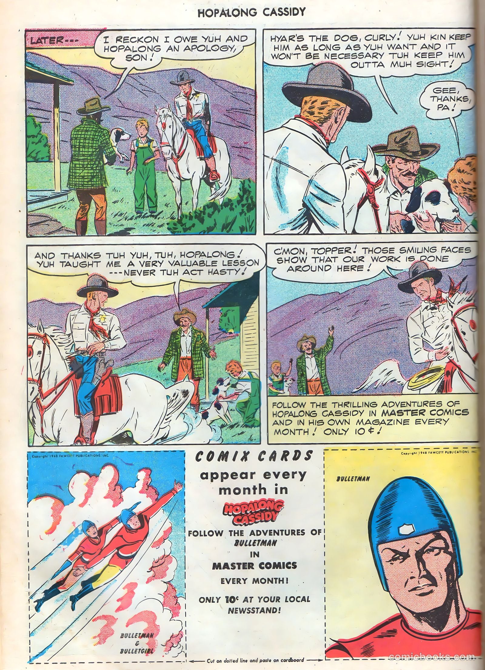 Hopalong Cassidy #19 — page 22 of 52