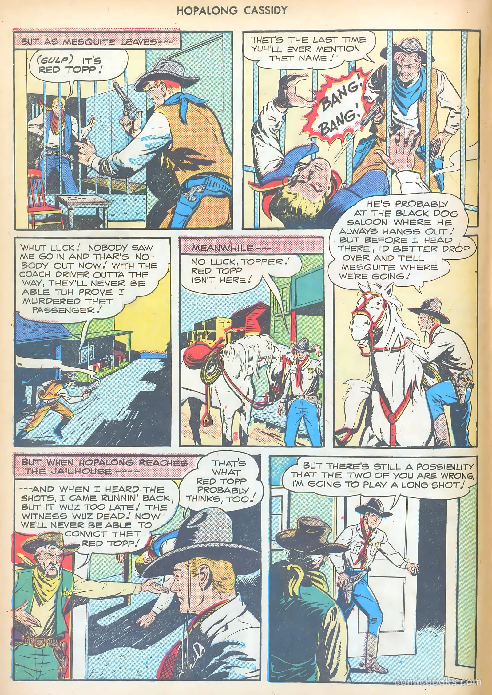 Hopalong Cassidy #20 — page 20 of 52