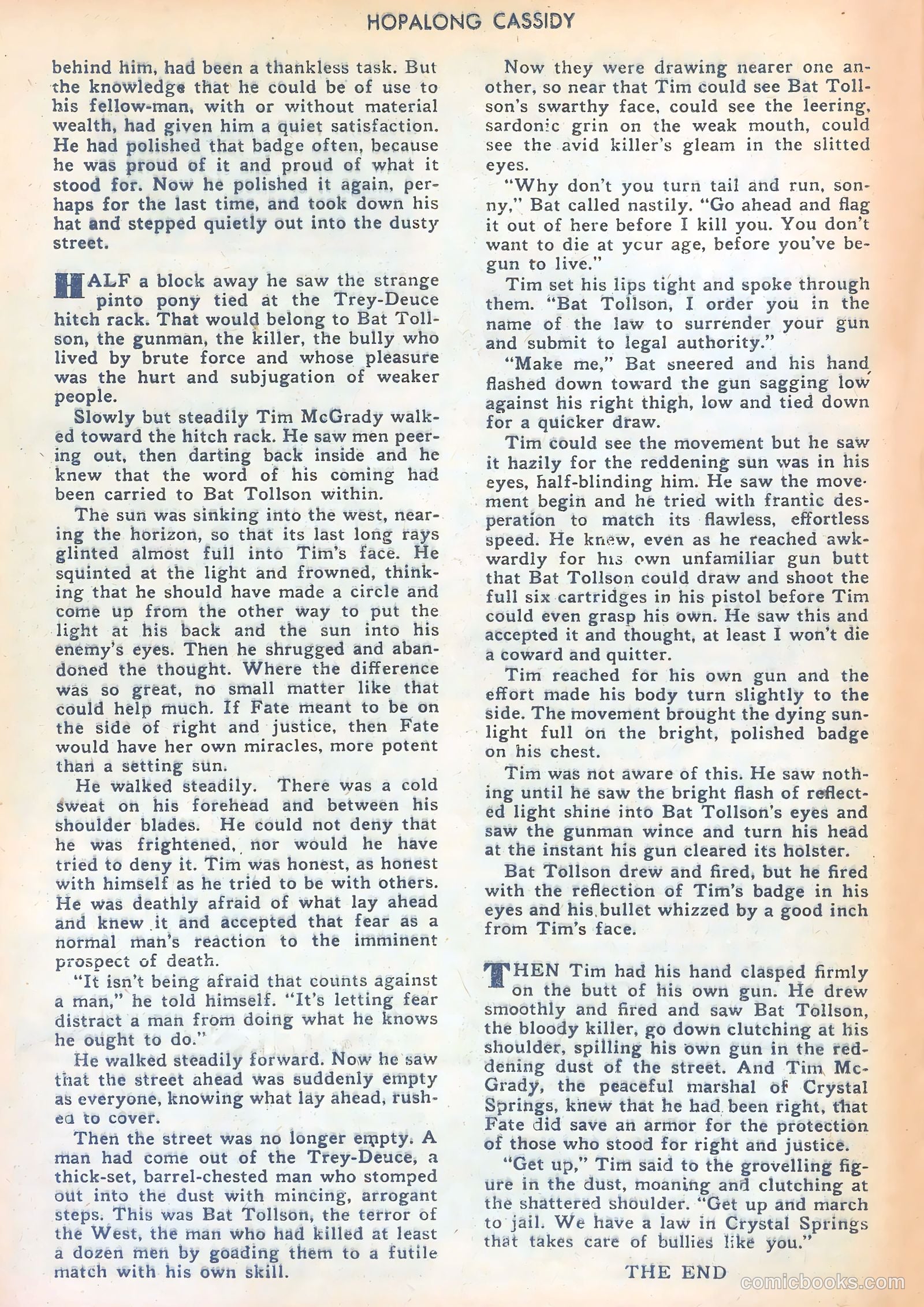 Hopalong Cassidy #20 — page 40 of 52