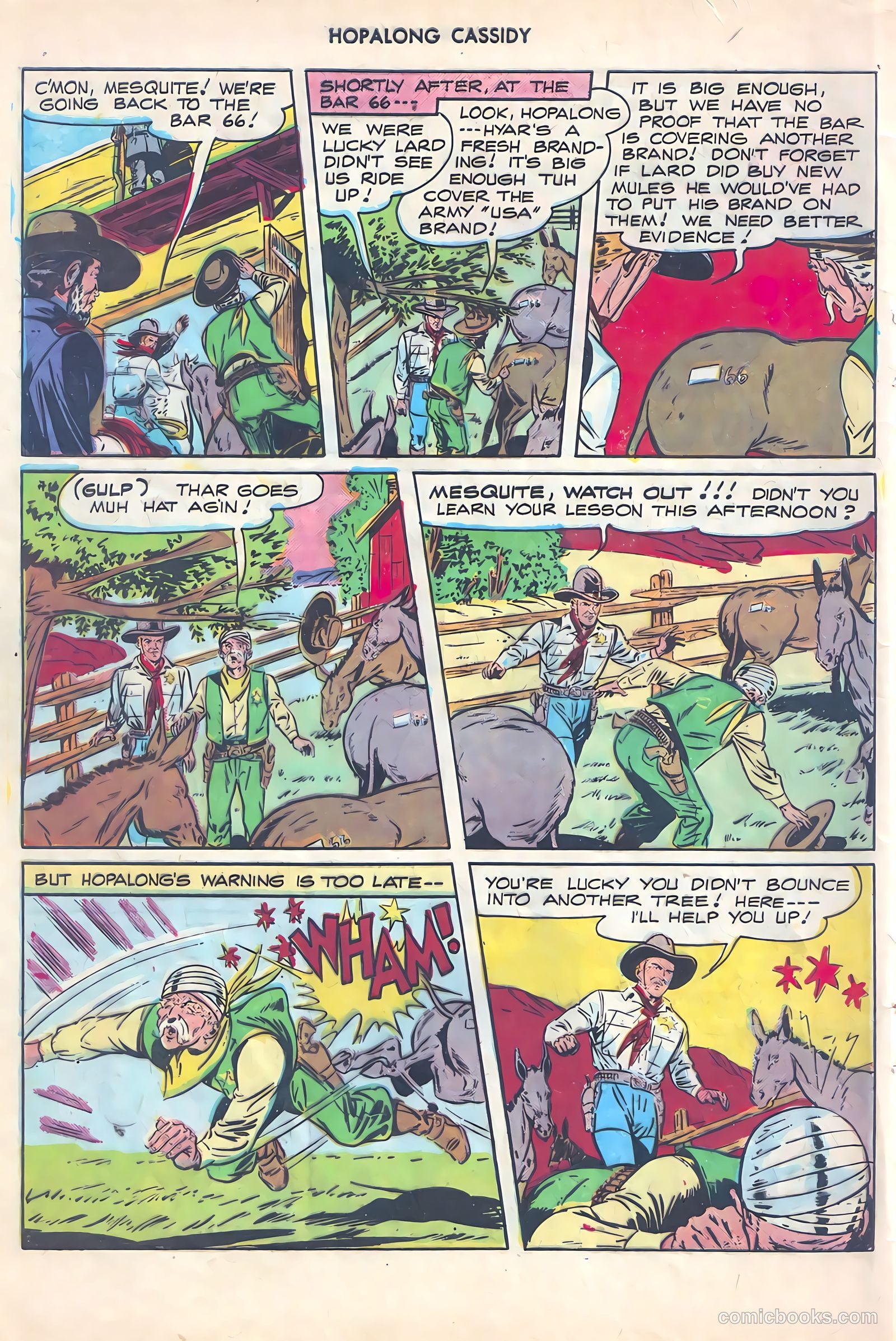 Hopalong Cassidy #21 — page 20 of 52