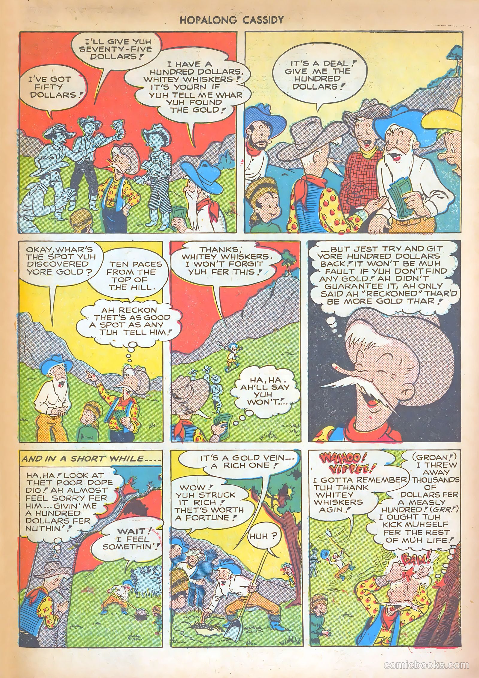 Hopalong Cassidy #22 — page 35 of 52