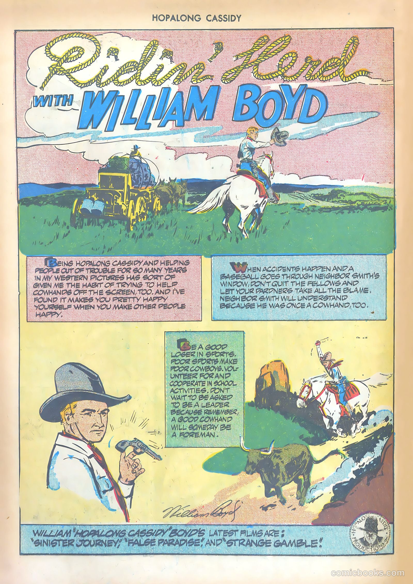 Hopalong Cassidy #22 — page 36 of 52