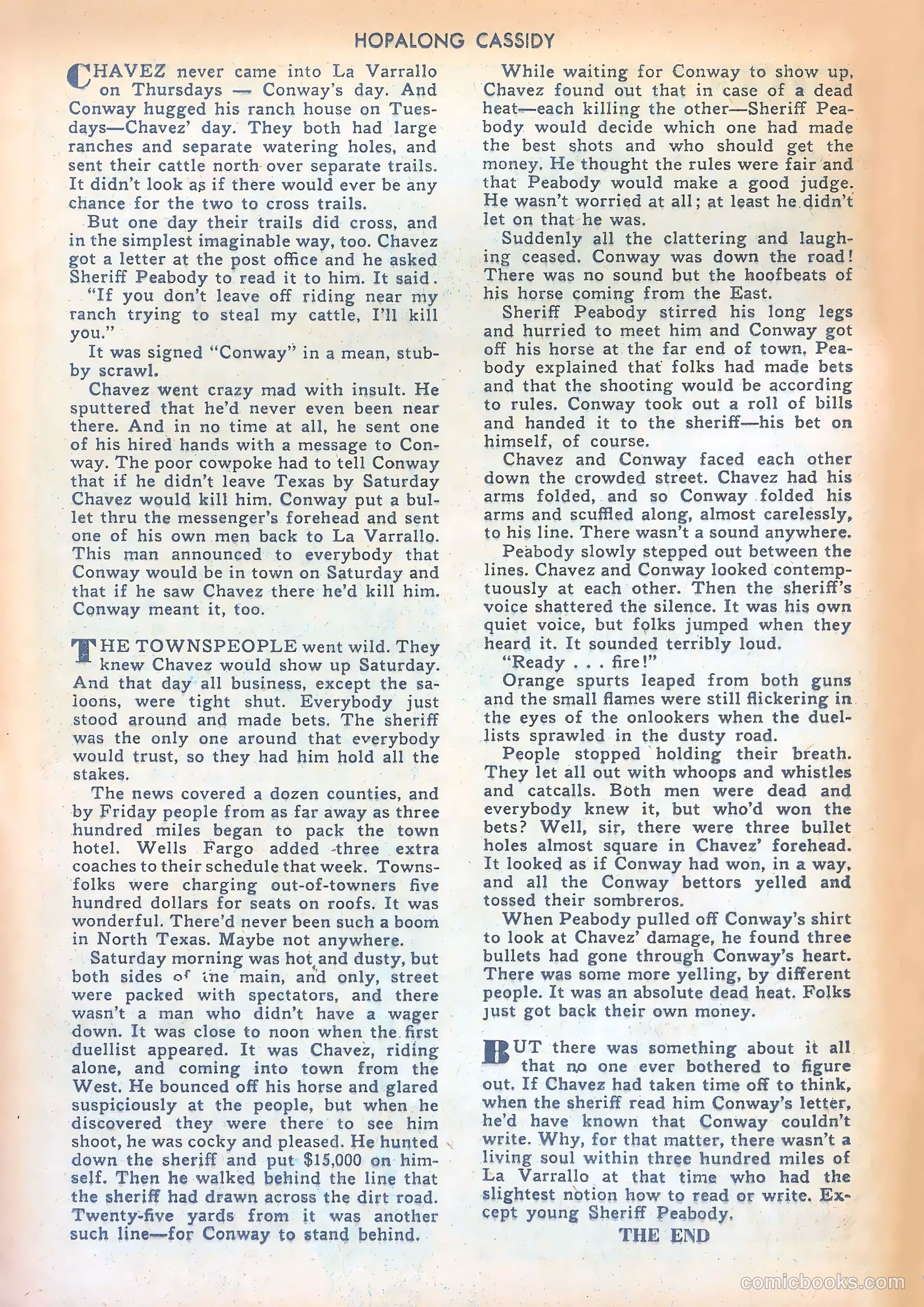 Hopalong Cassidy #22 — page 40 of 52