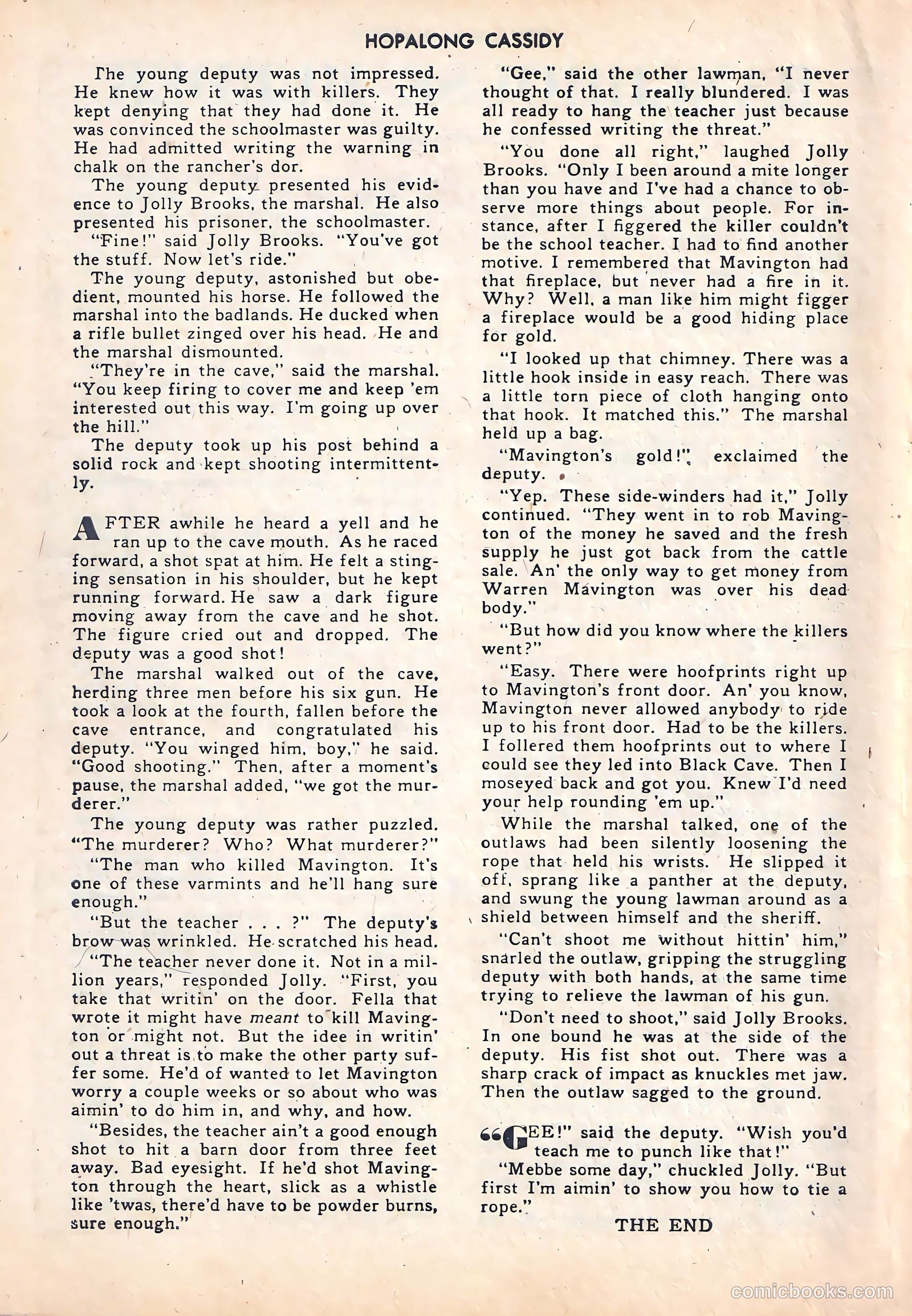 Hopalong Cassidy #23 — page 20 of 52