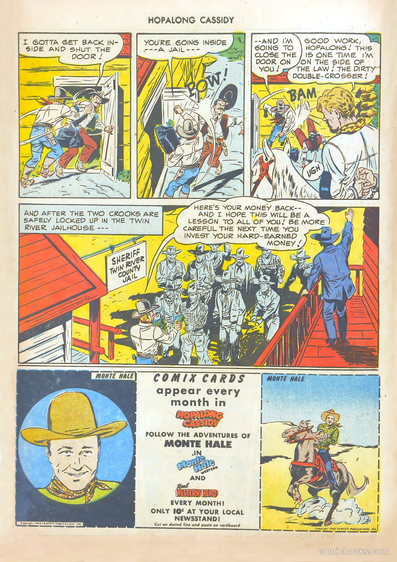 Hopalong Cassidy #25 — page 22 of 52