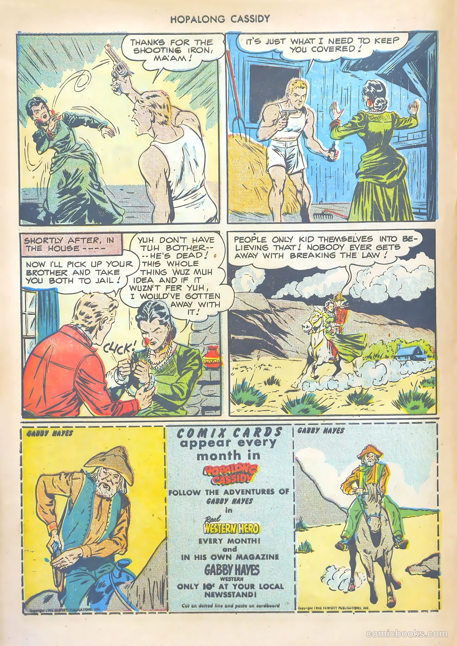 Hopalong Cassidy #27 — page 22 of 52