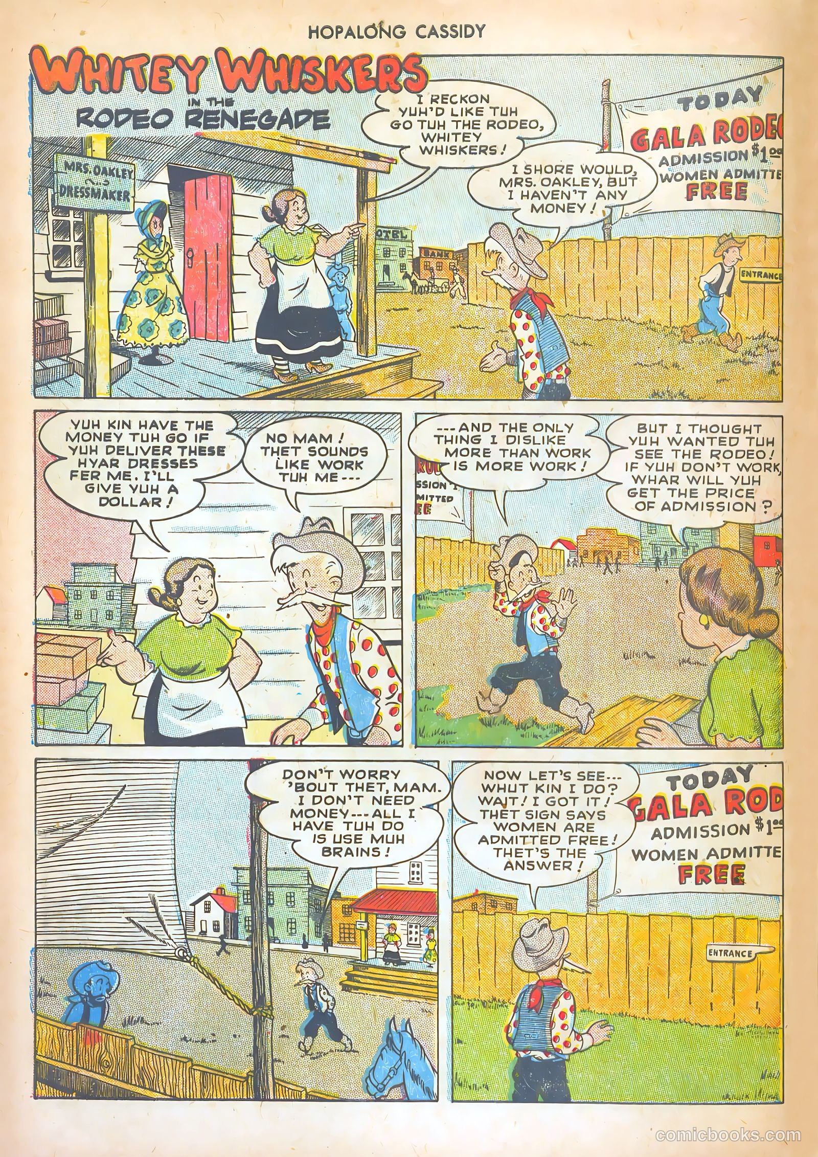 Hopalong Cassidy #28 — page 22 of 52