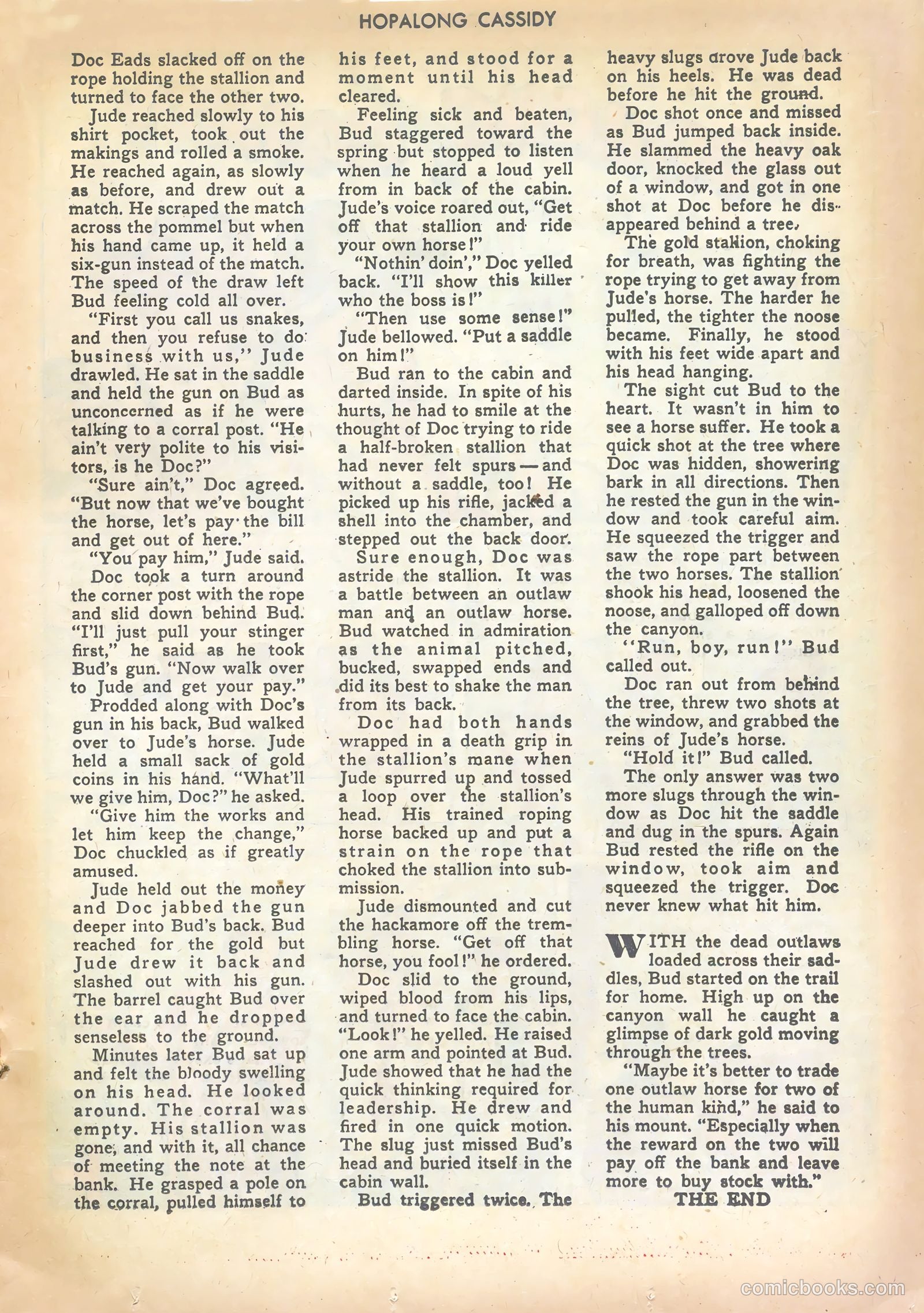 Hopalong Cassidy #3 — page 25 of 52