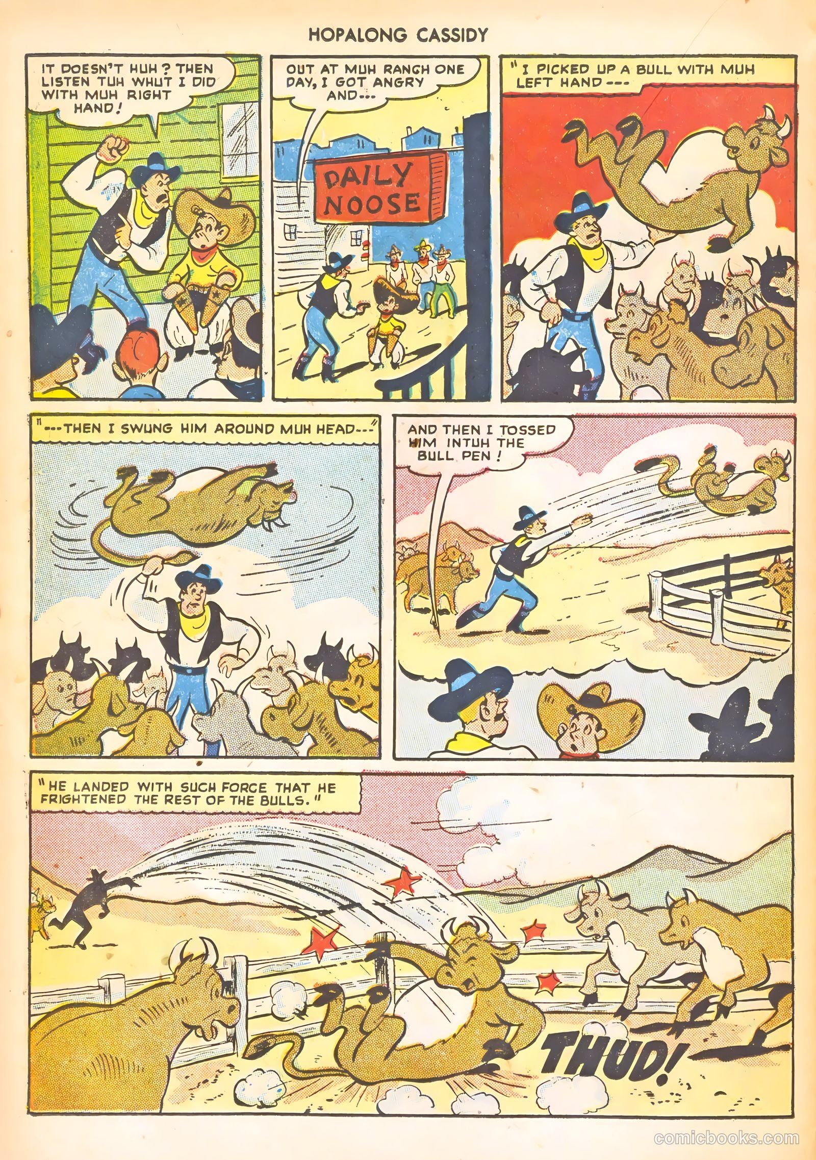 Hopalong Cassidy #30 — page 36 of 52
