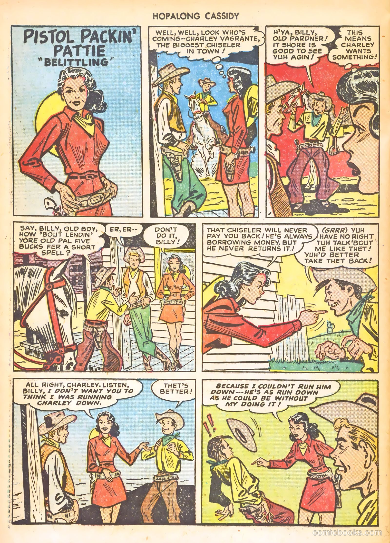 Hopalong Cassidy #30 — page 40 of 52