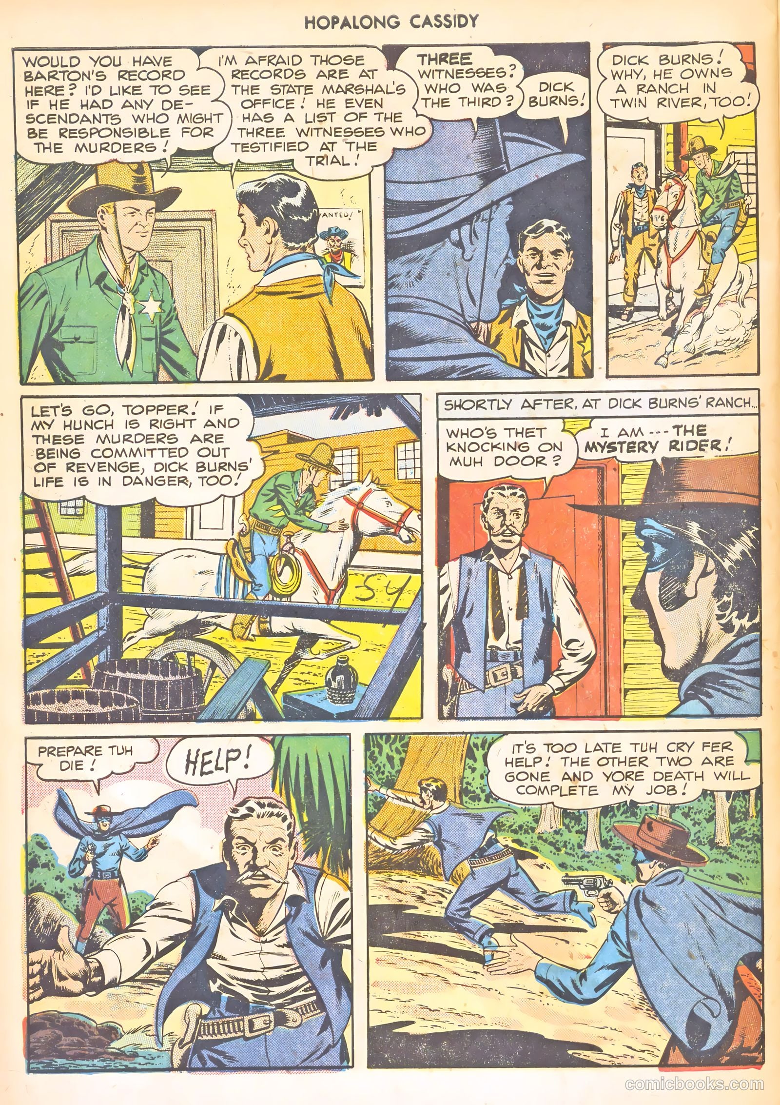 Hopalong Cassidy #30 — page 44 of 52