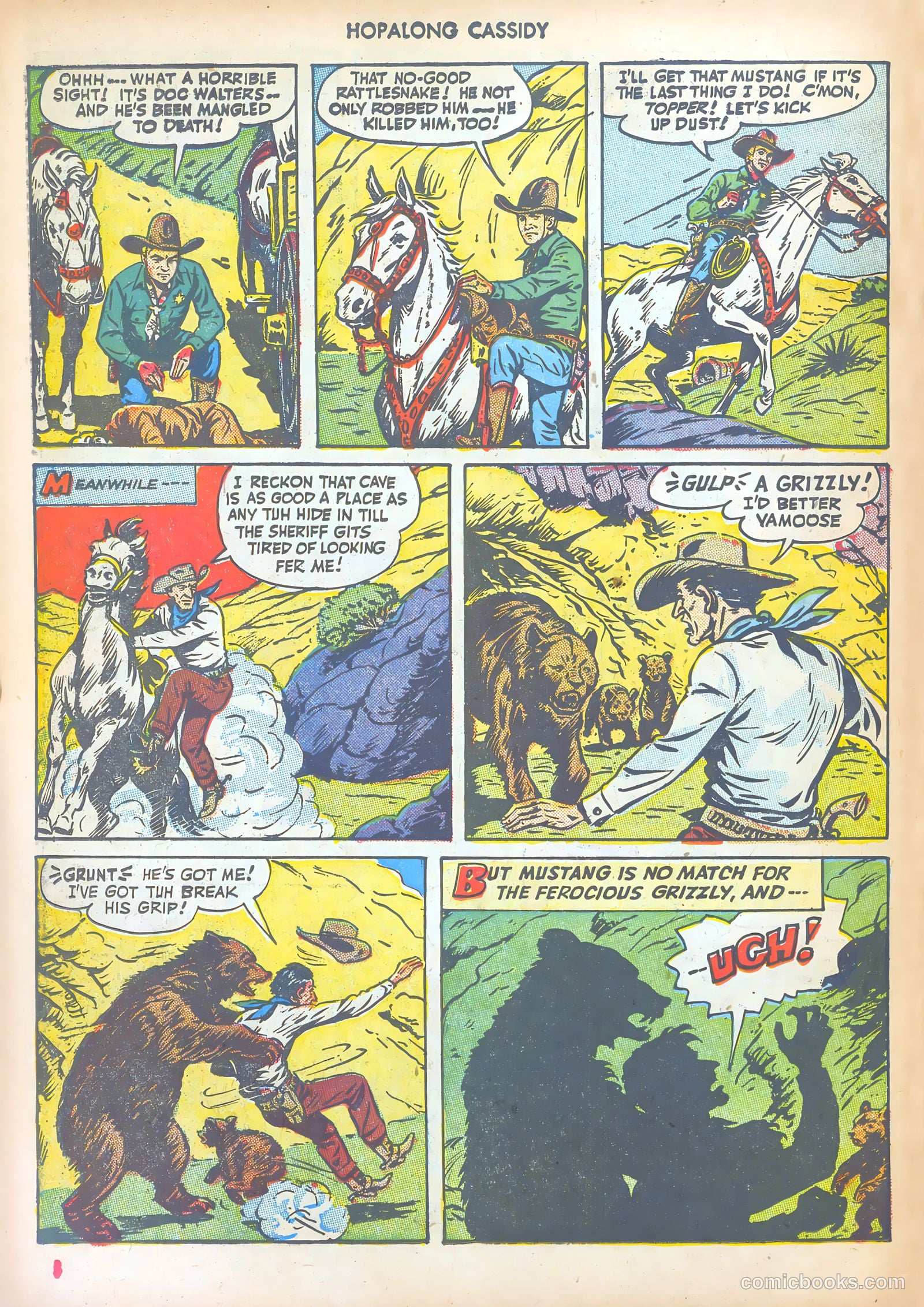 Hopalong Cassidy #31 — page 38 of 52