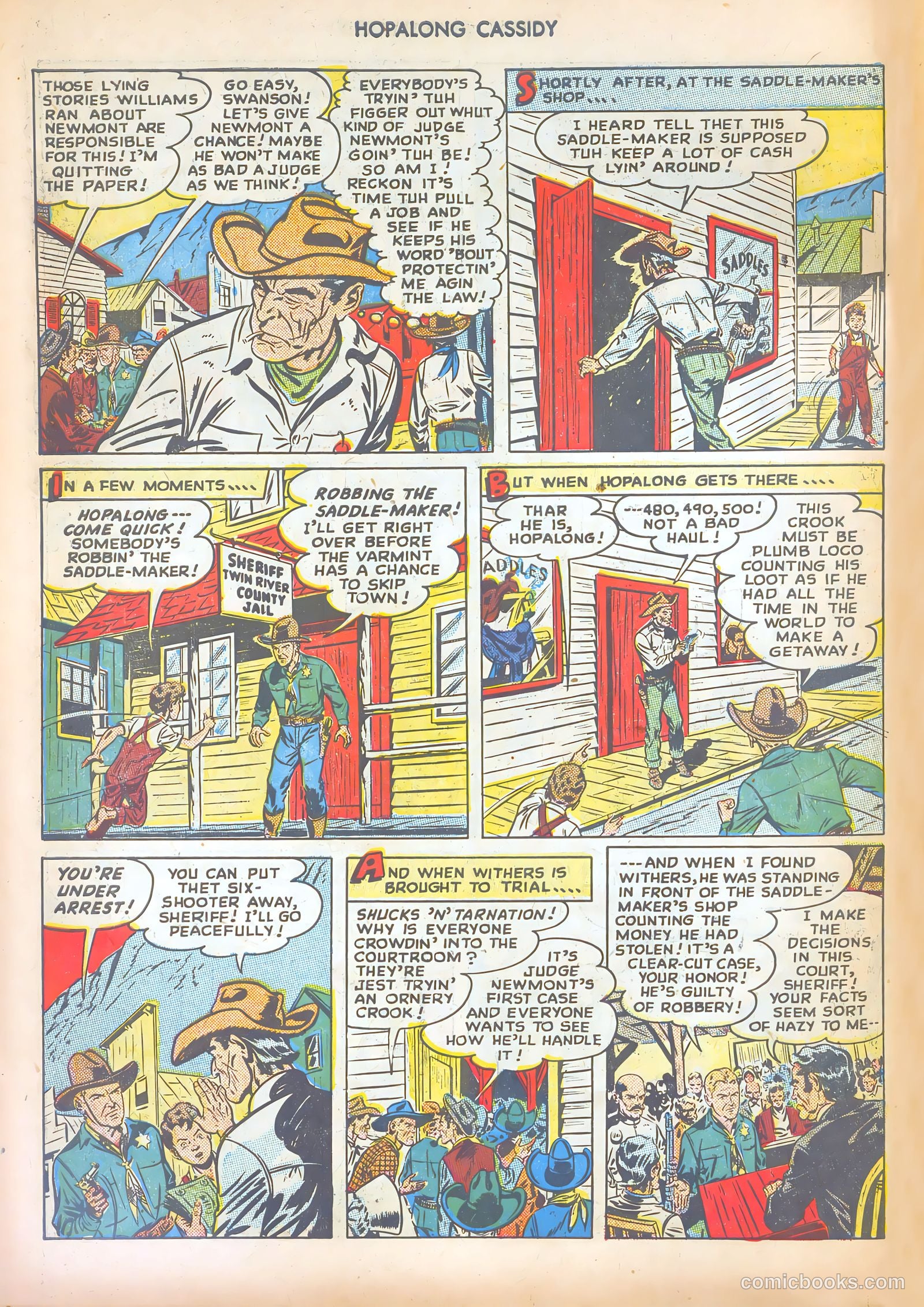 Hopalong Cassidy #31 — page 46 of 52