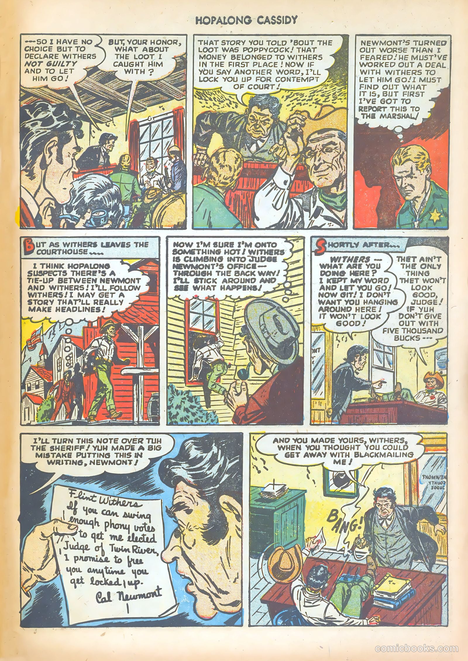 Hopalong Cassidy #31 — page 47 of 52