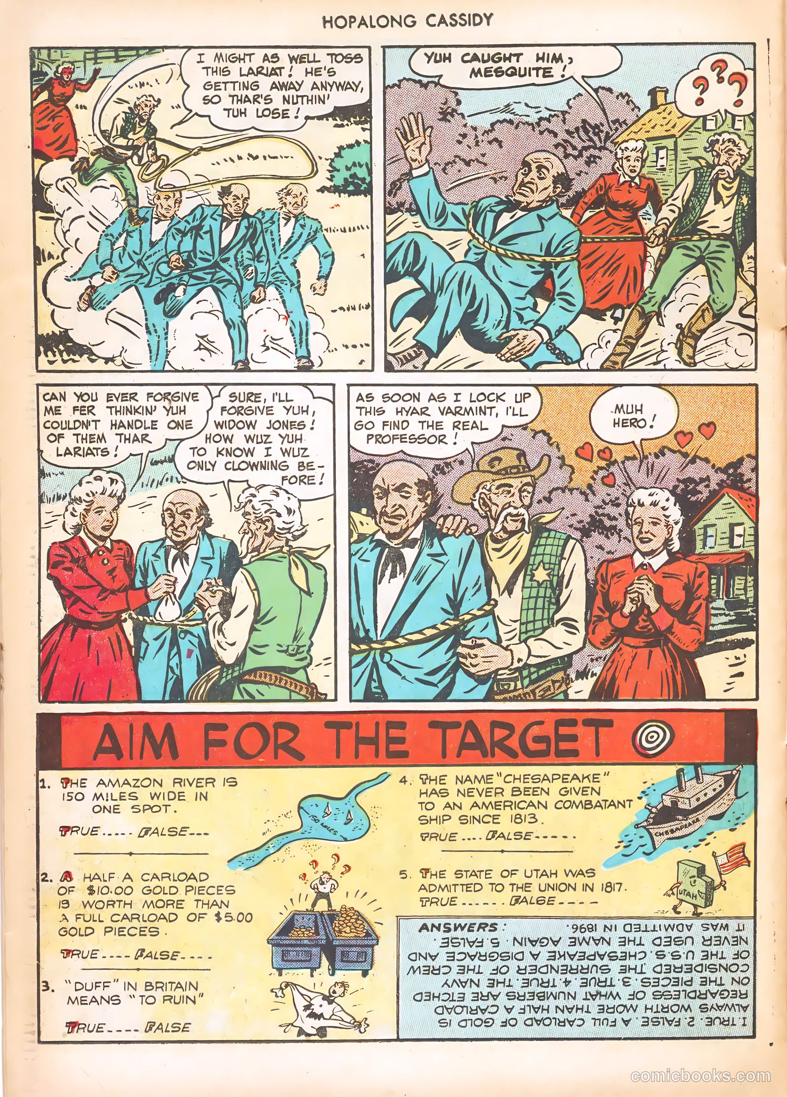 Hopalong Cassidy #33 — page 38 of 52