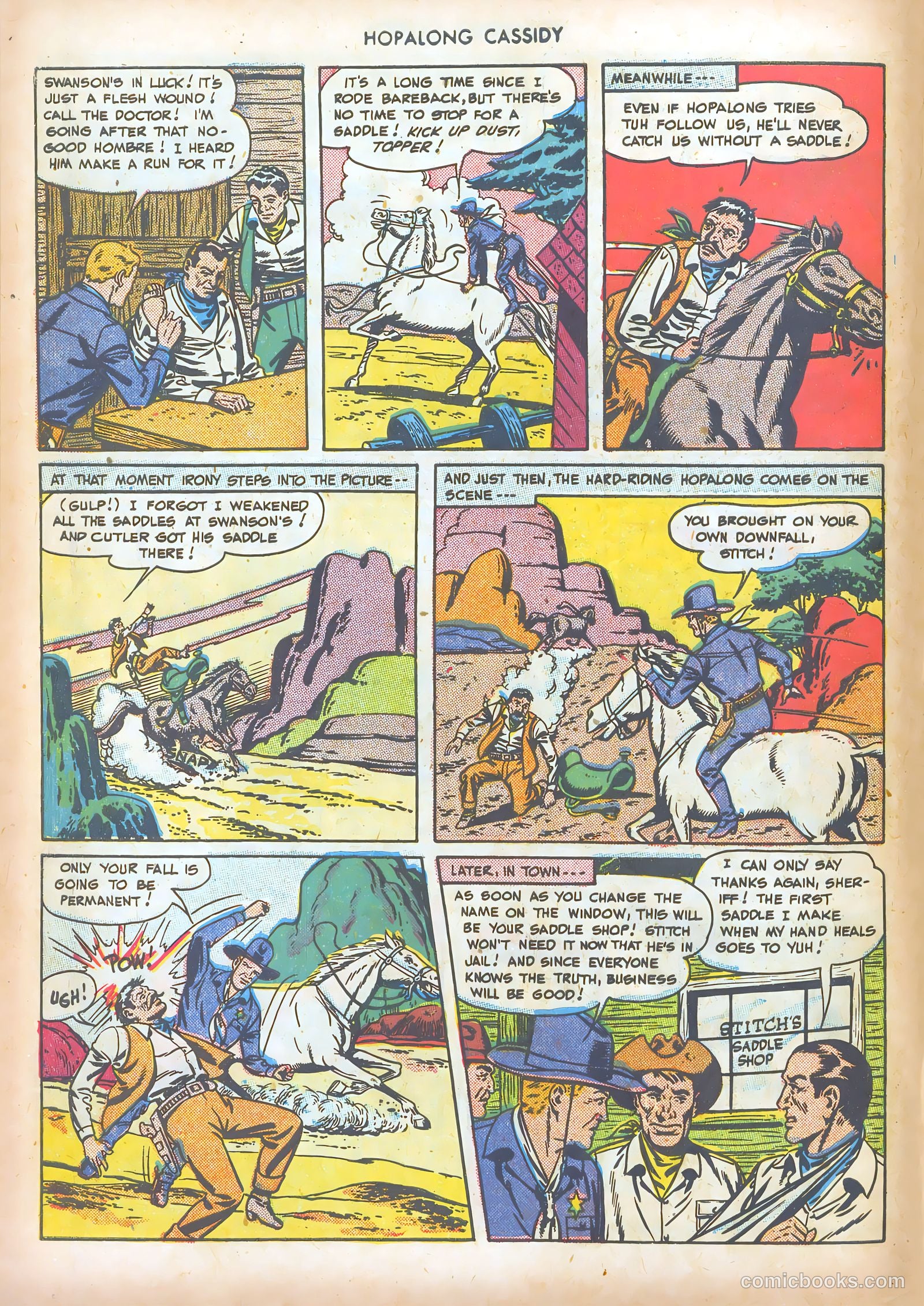 Hopalong Cassidy #34 — page 22 of 52