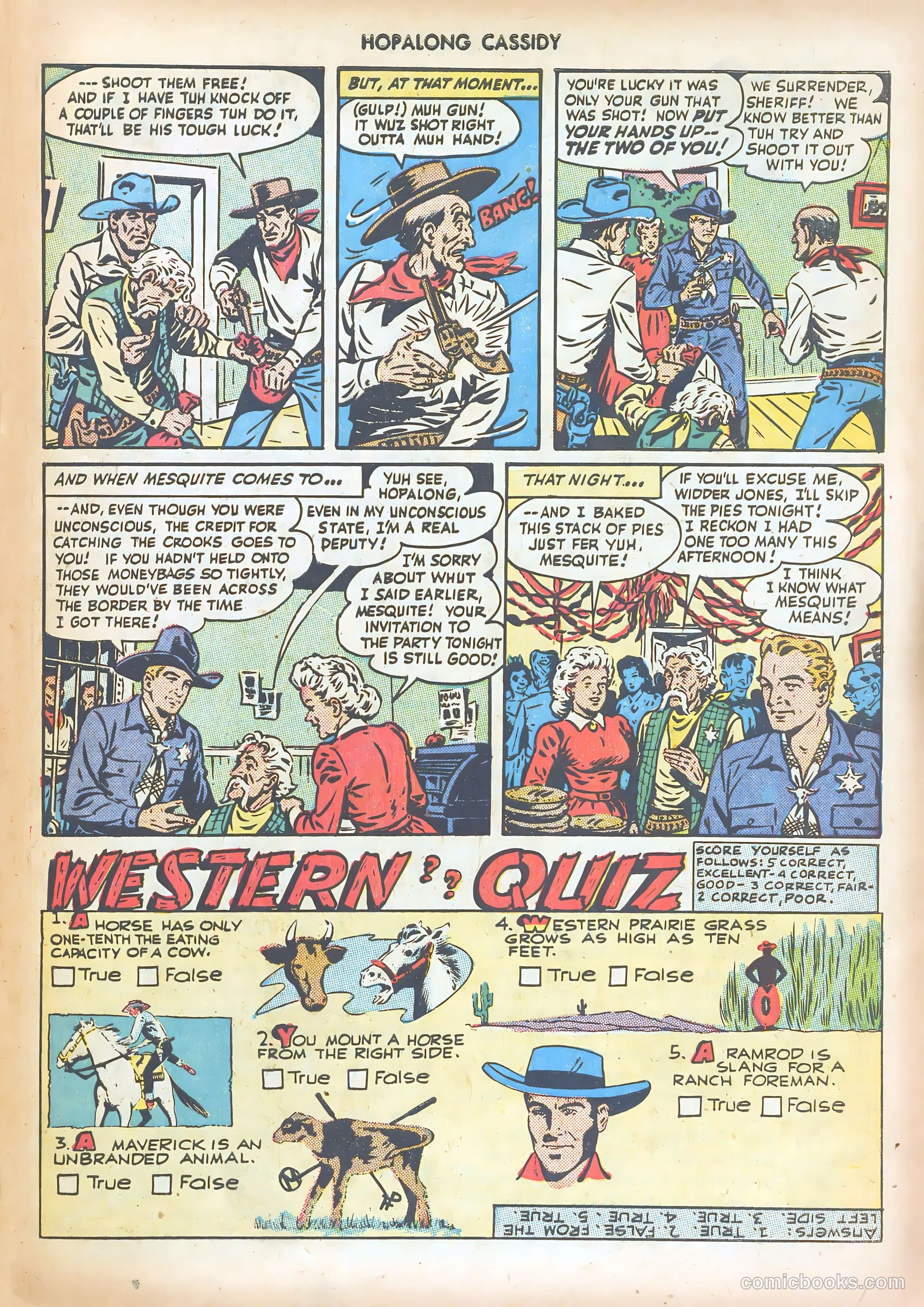 Hopalong Cassidy #34 — page 33 of 52