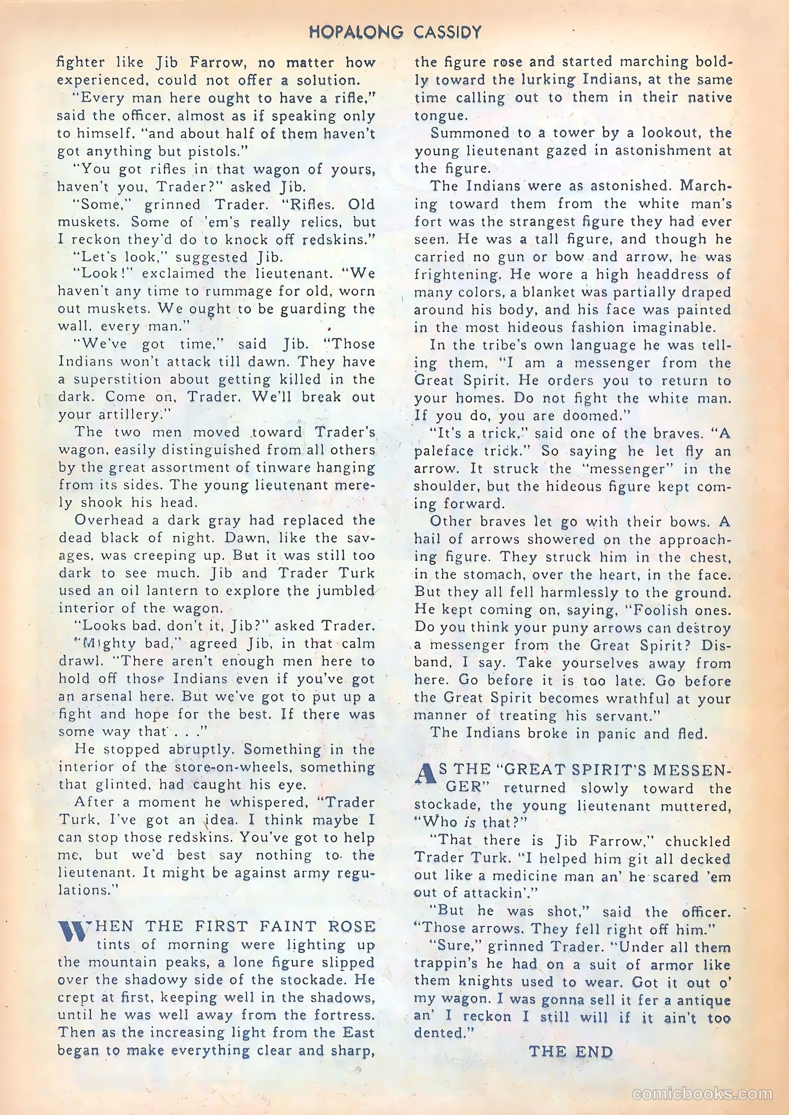 Hopalong Cassidy #34 — page 36 of 52