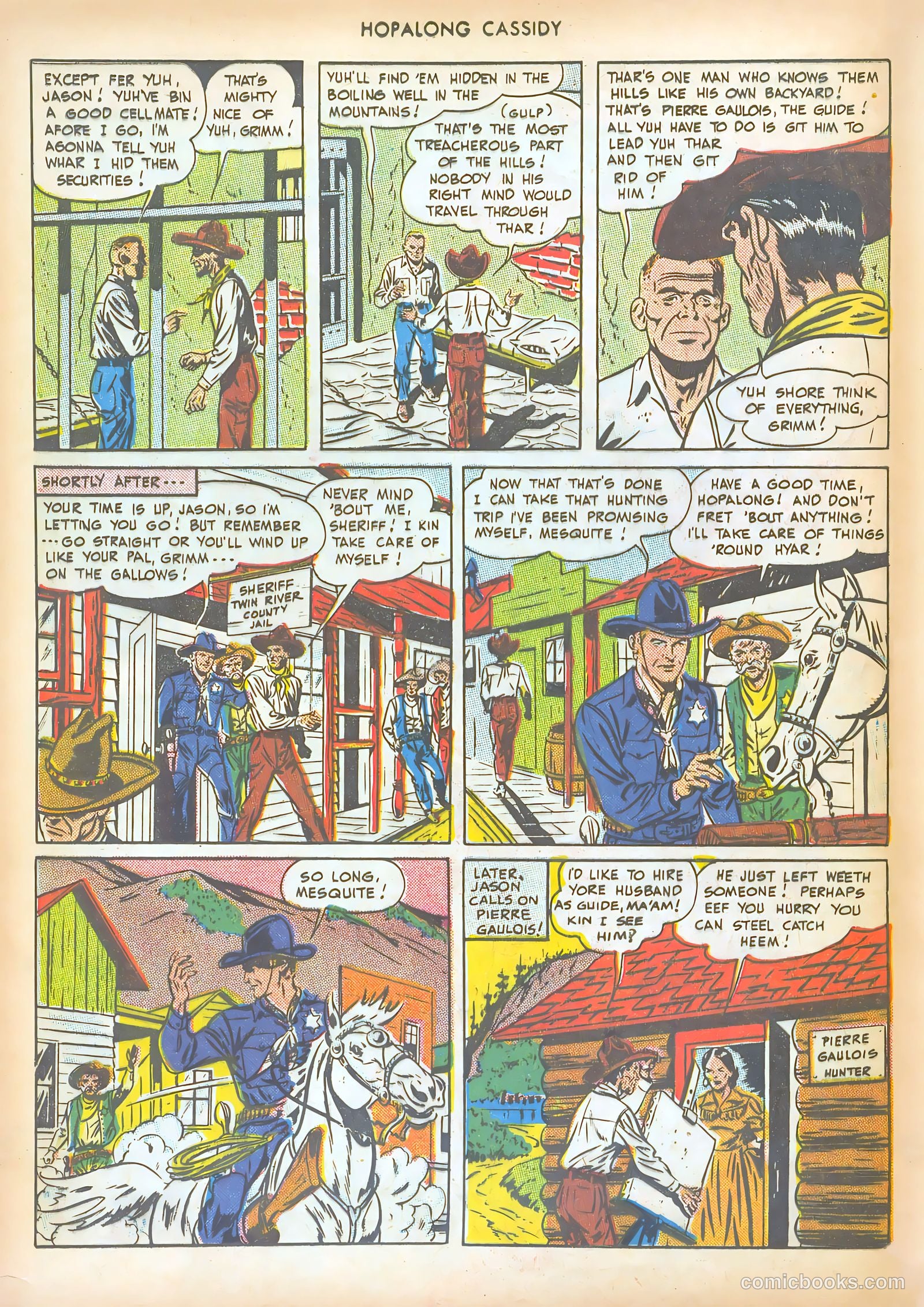 Hopalong Cassidy #34 — page 40 of 52