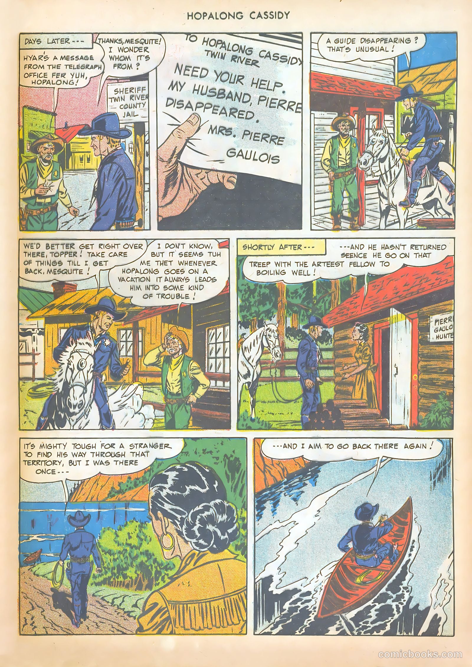 Hopalong Cassidy #34 — page 45 of 52