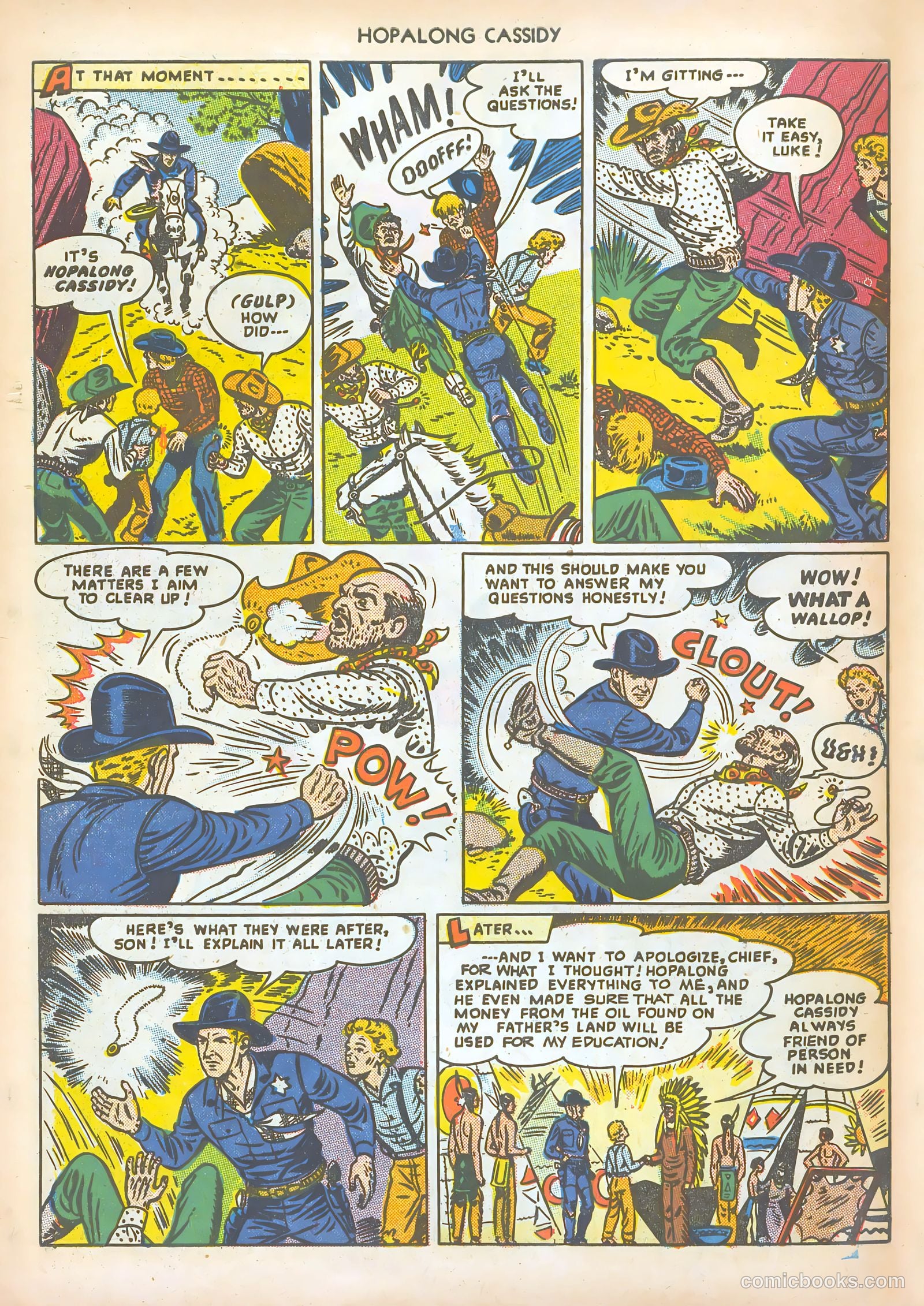 Hopalong Cassidy #35 — page 50 of 52