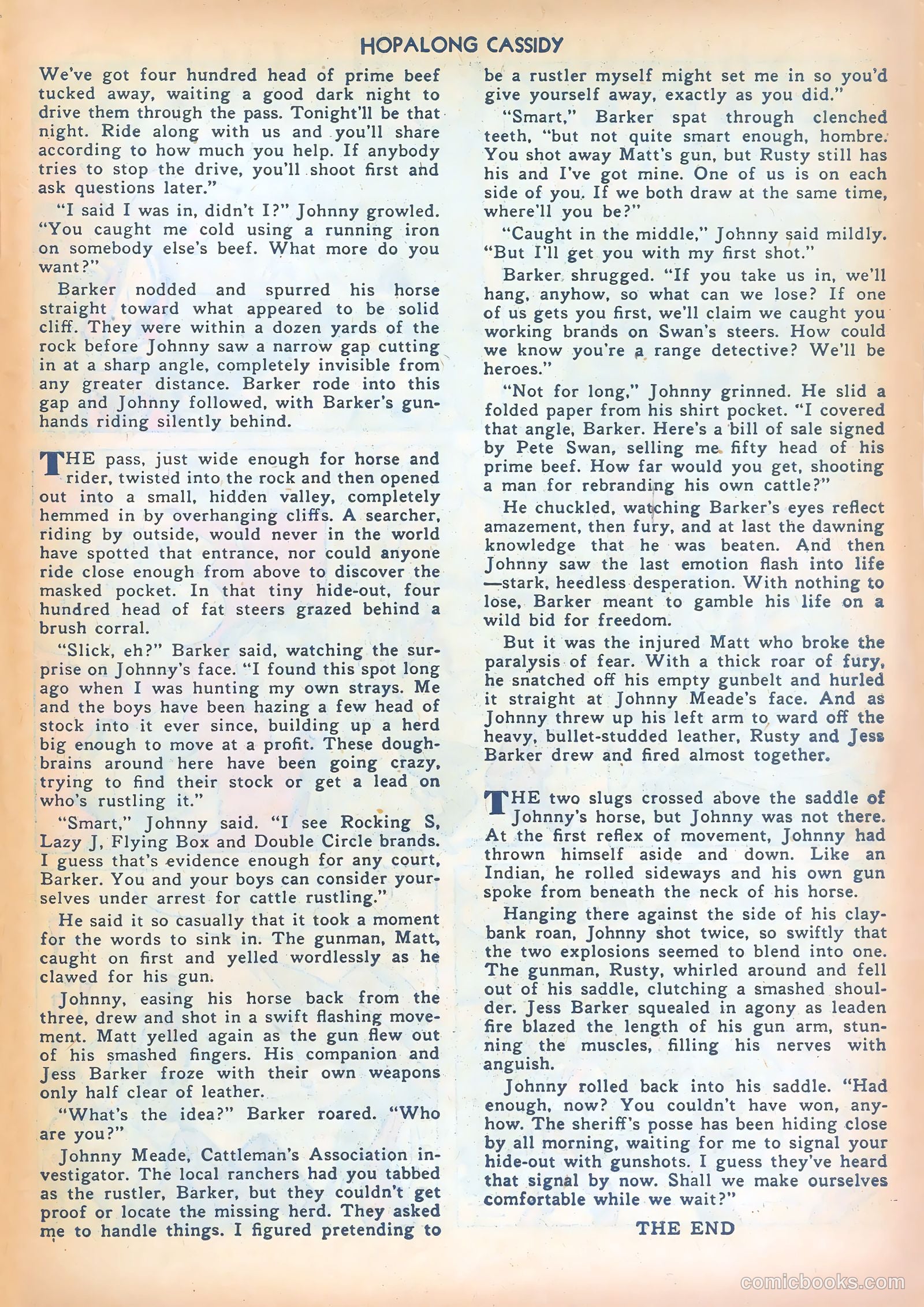 Hopalong Cassidy #36 — page 27 of 36