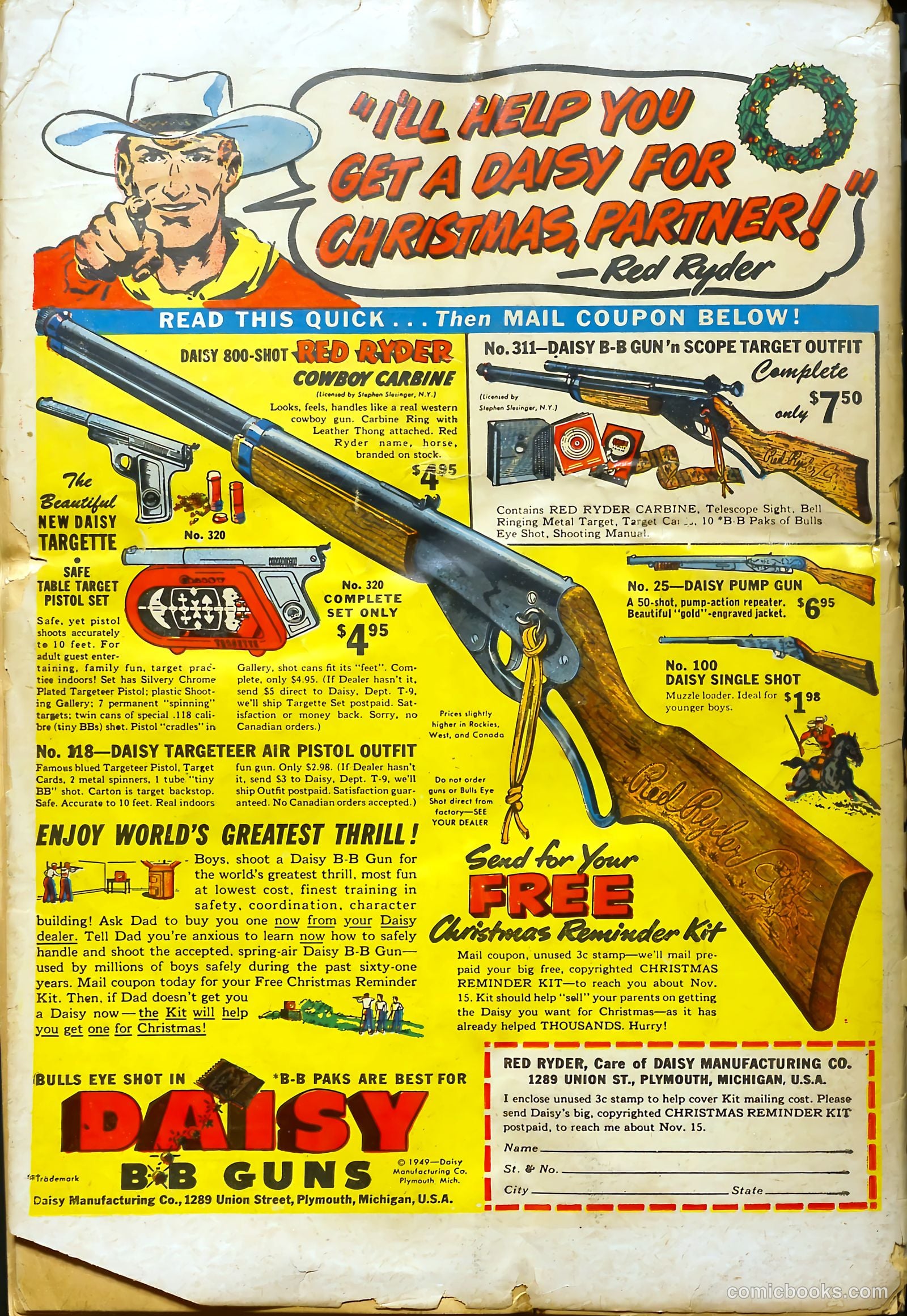 Hopalong Cassidy #37 — page 52 of 52
