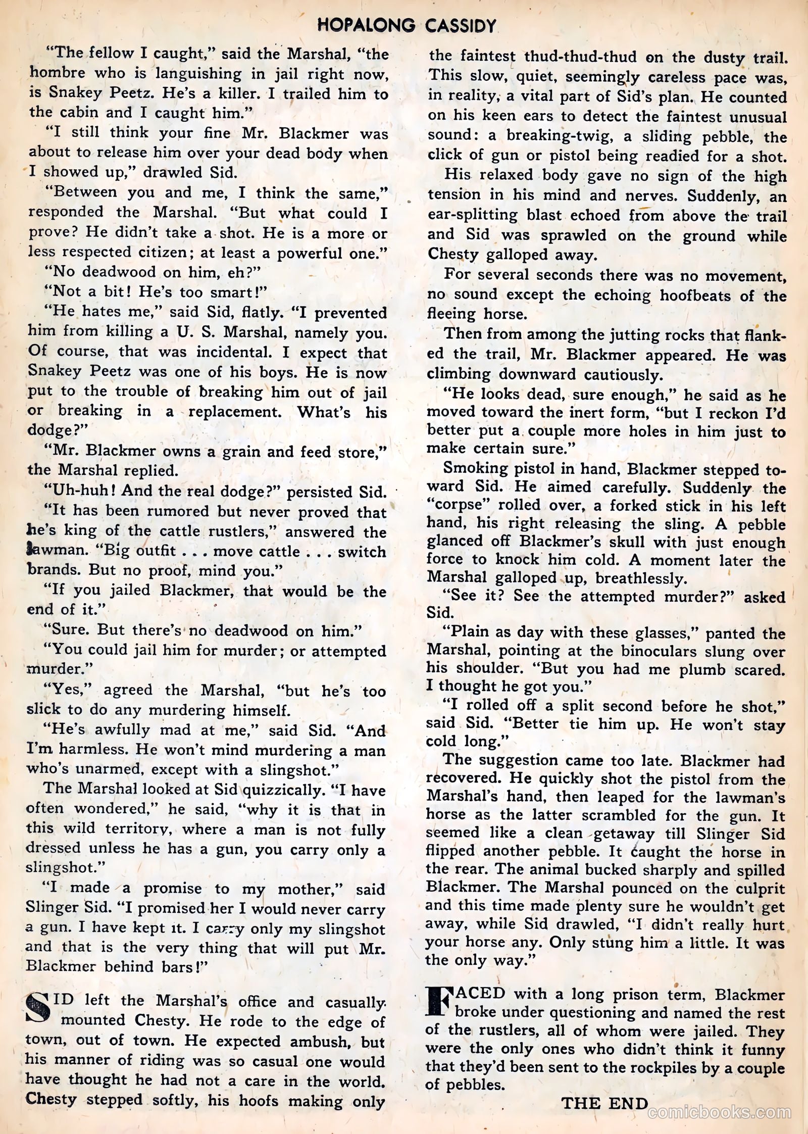 Hopalong Cassidy #38 — page 38 of 52