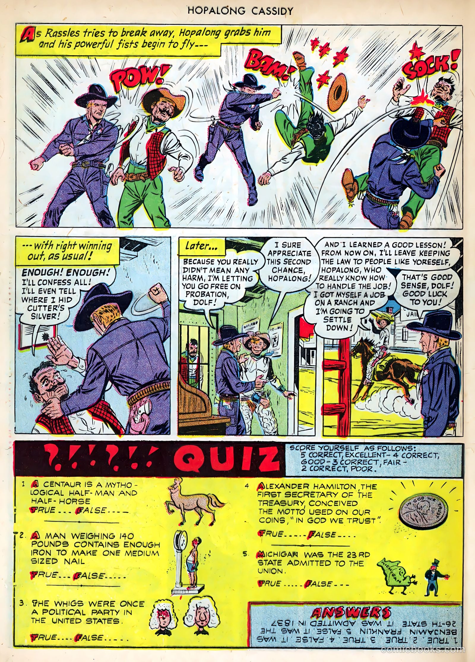 Hopalong Cassidy #38 — page 48 of 52