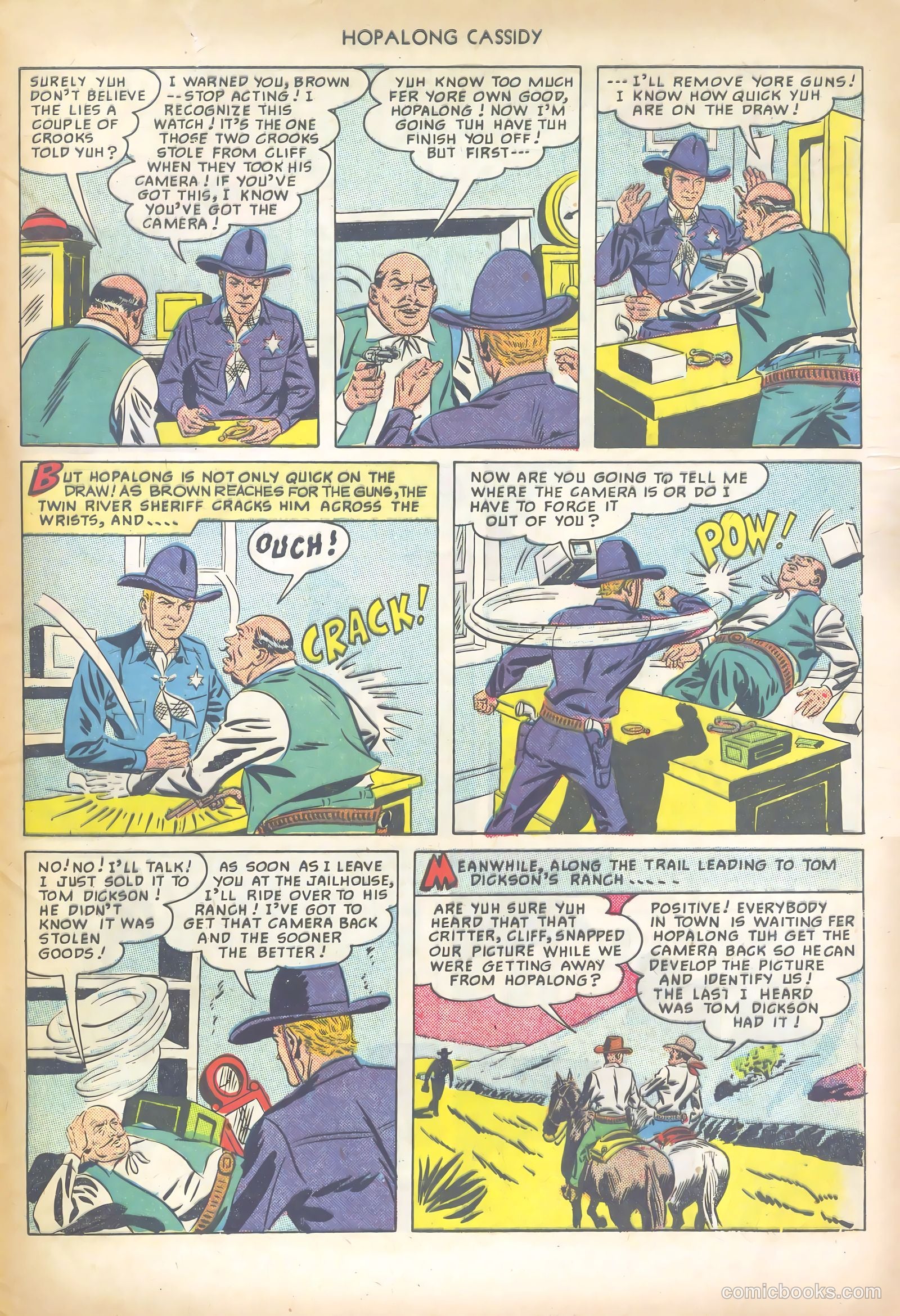 Hopalong Cassidy #39 — page 45 of 52