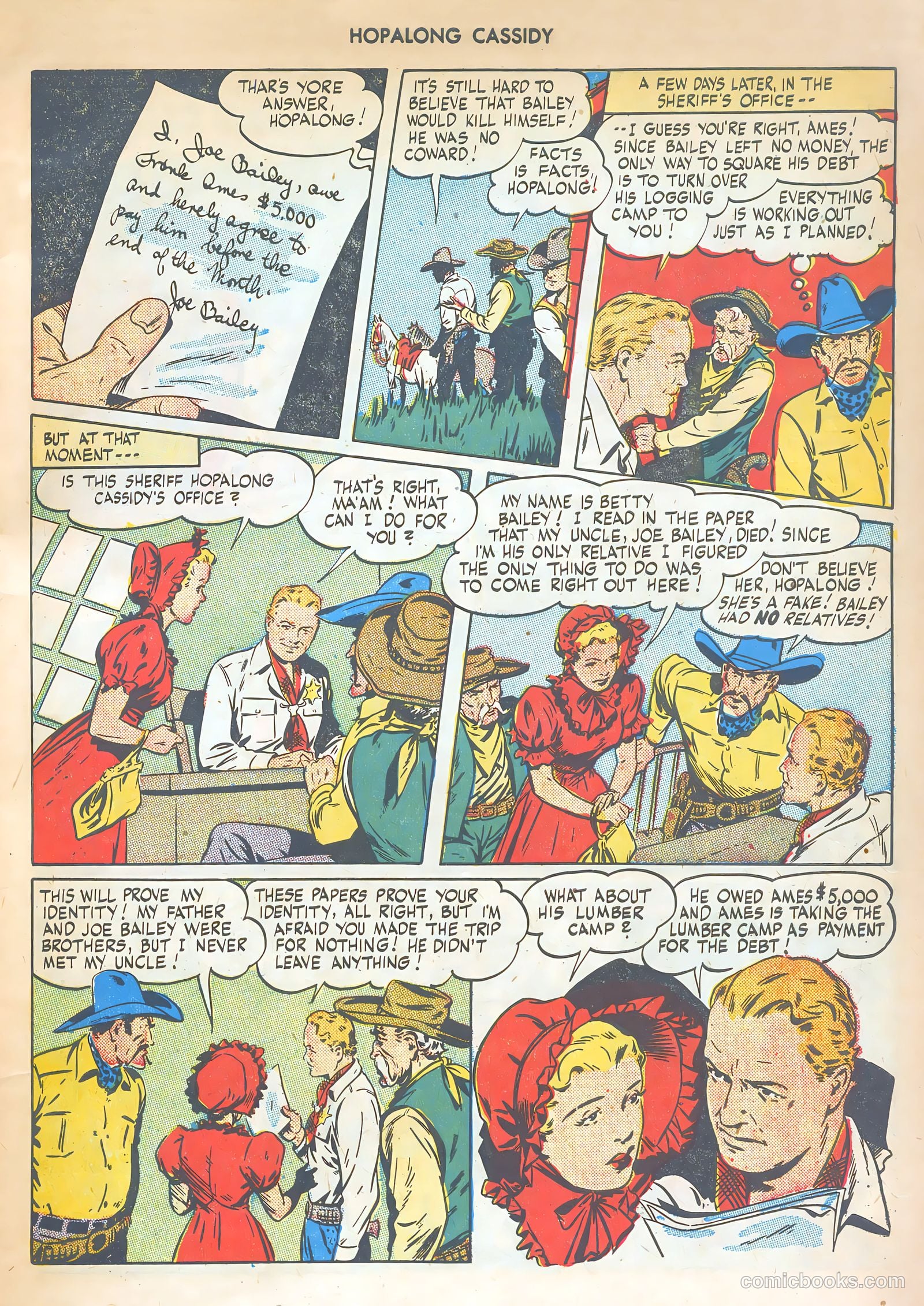 Hopalong Cassidy #4 — page 7 of 52