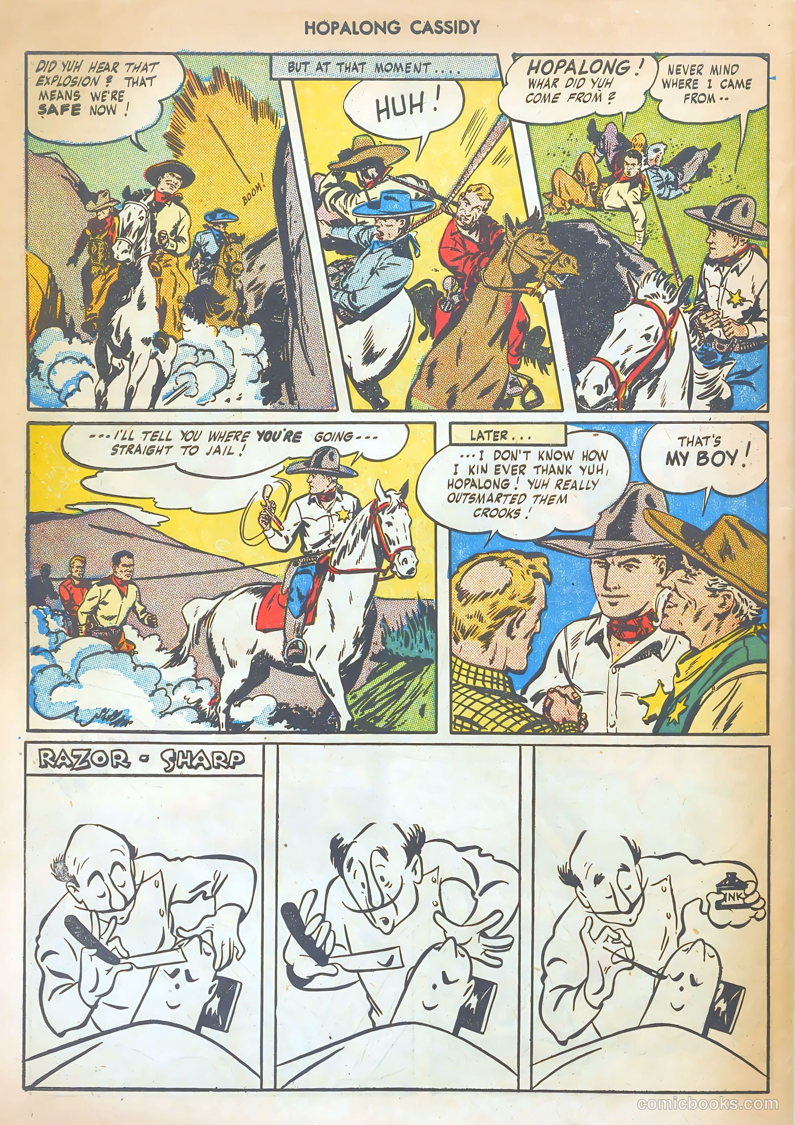 Hopalong Cassidy #4 — page 50 of 52