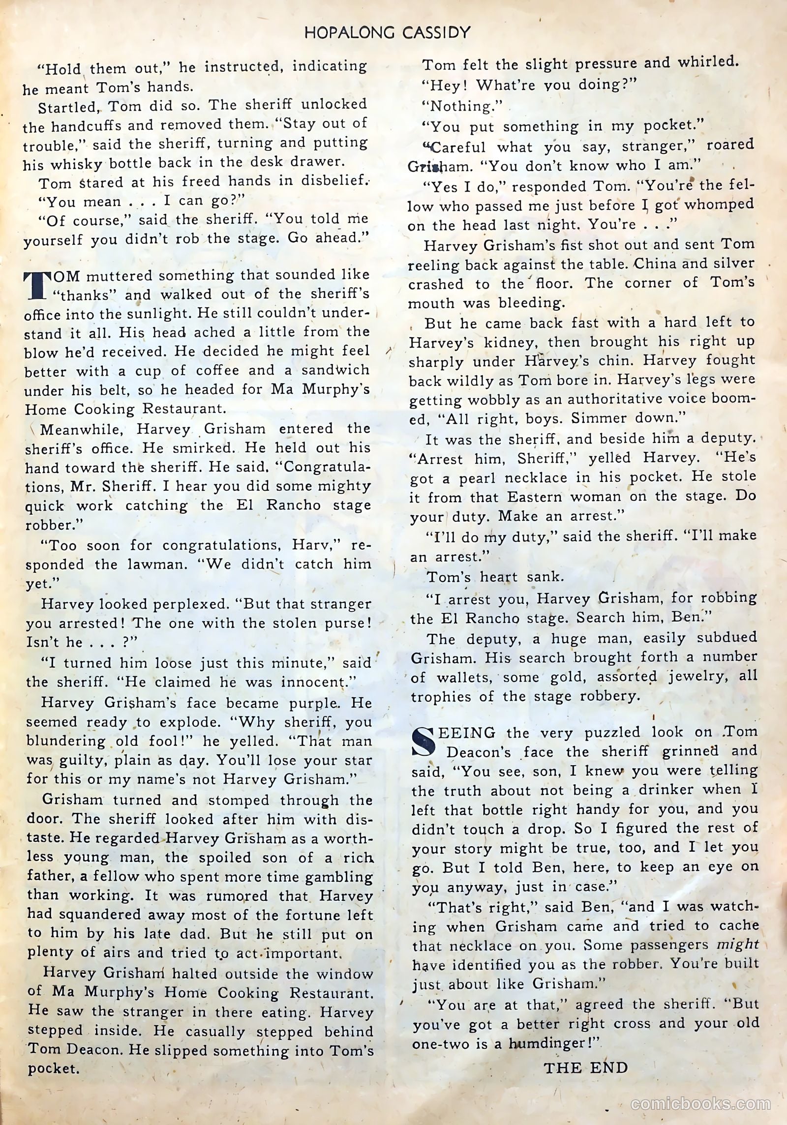 Hopalong Cassidy #40 — page 23 of 36