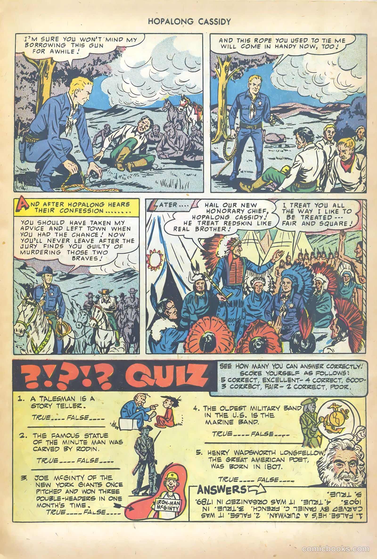 Hopalong Cassidy #42 — page 21 of 52