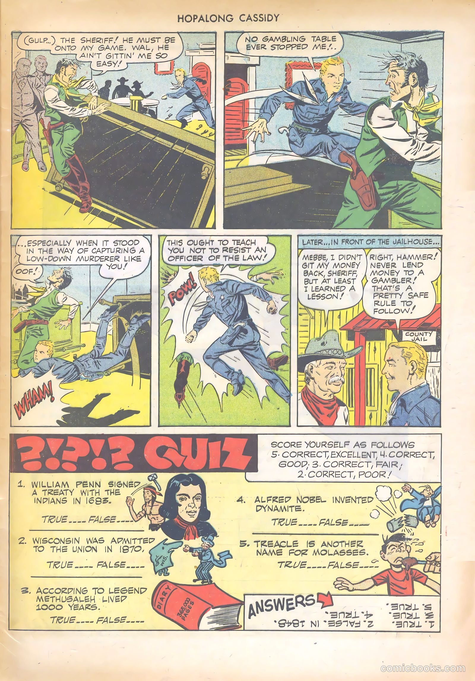 Hopalong Cassidy #43 — page 49 of 52