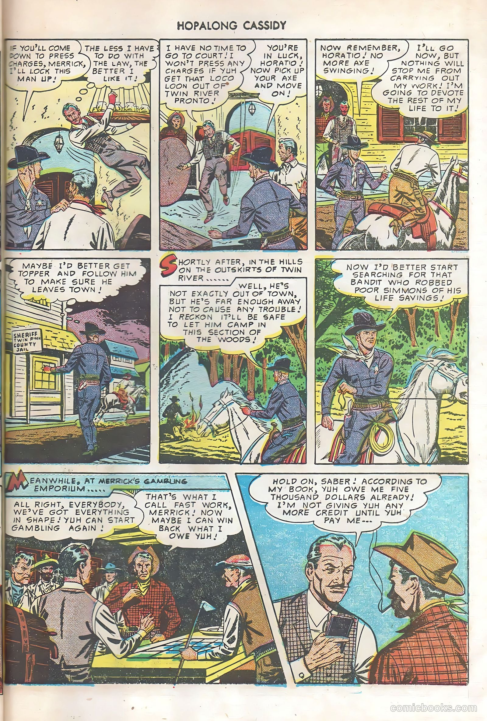 Hopalong Cassidy #45 — page 43 of 52