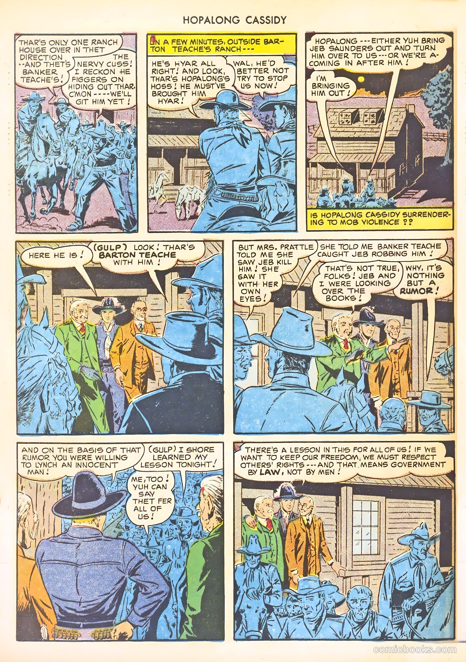 Hopalong Cassidy #46 — page 48 of 52