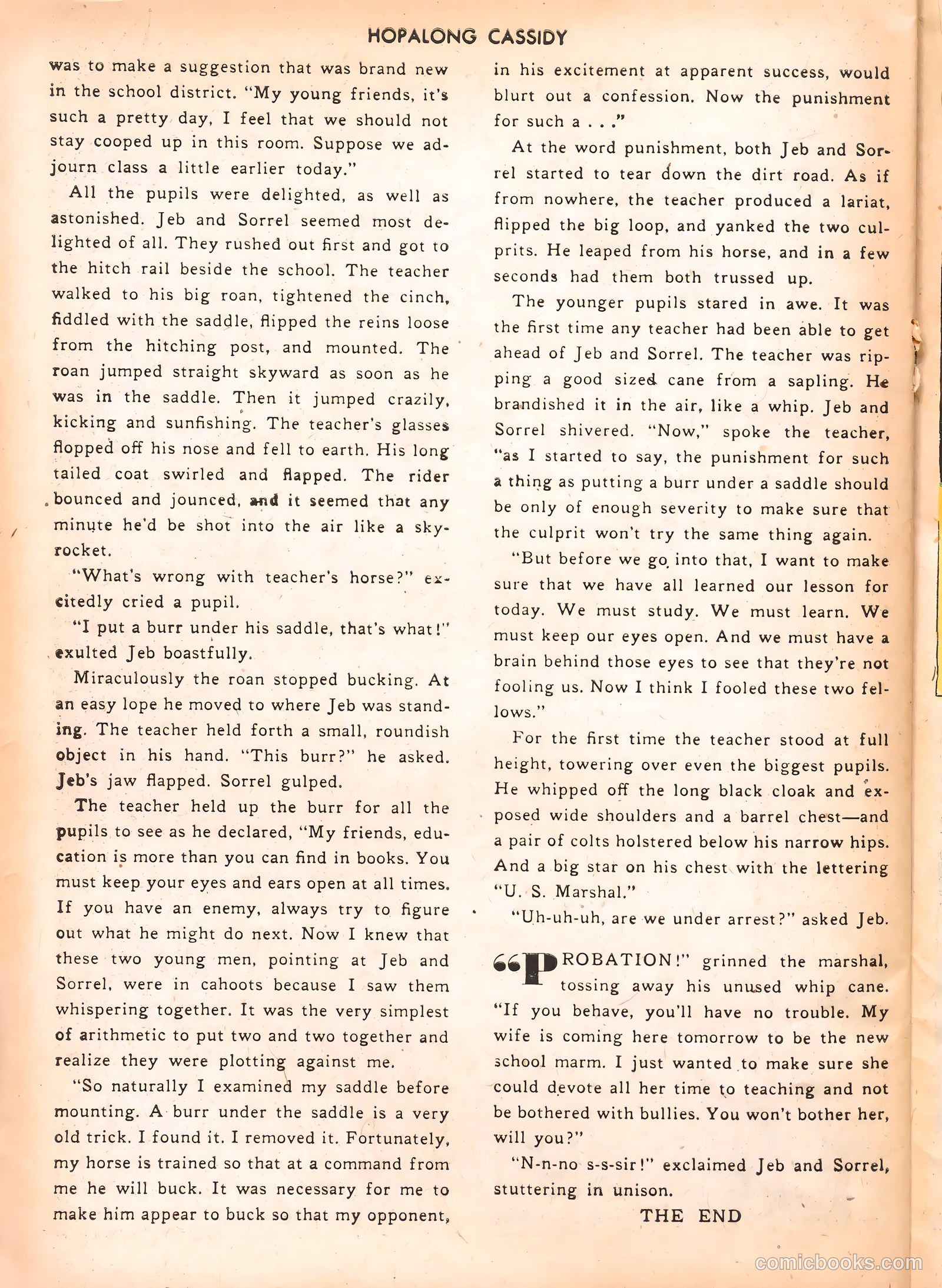 Hopalong Cassidy #47 — page 34 of 52