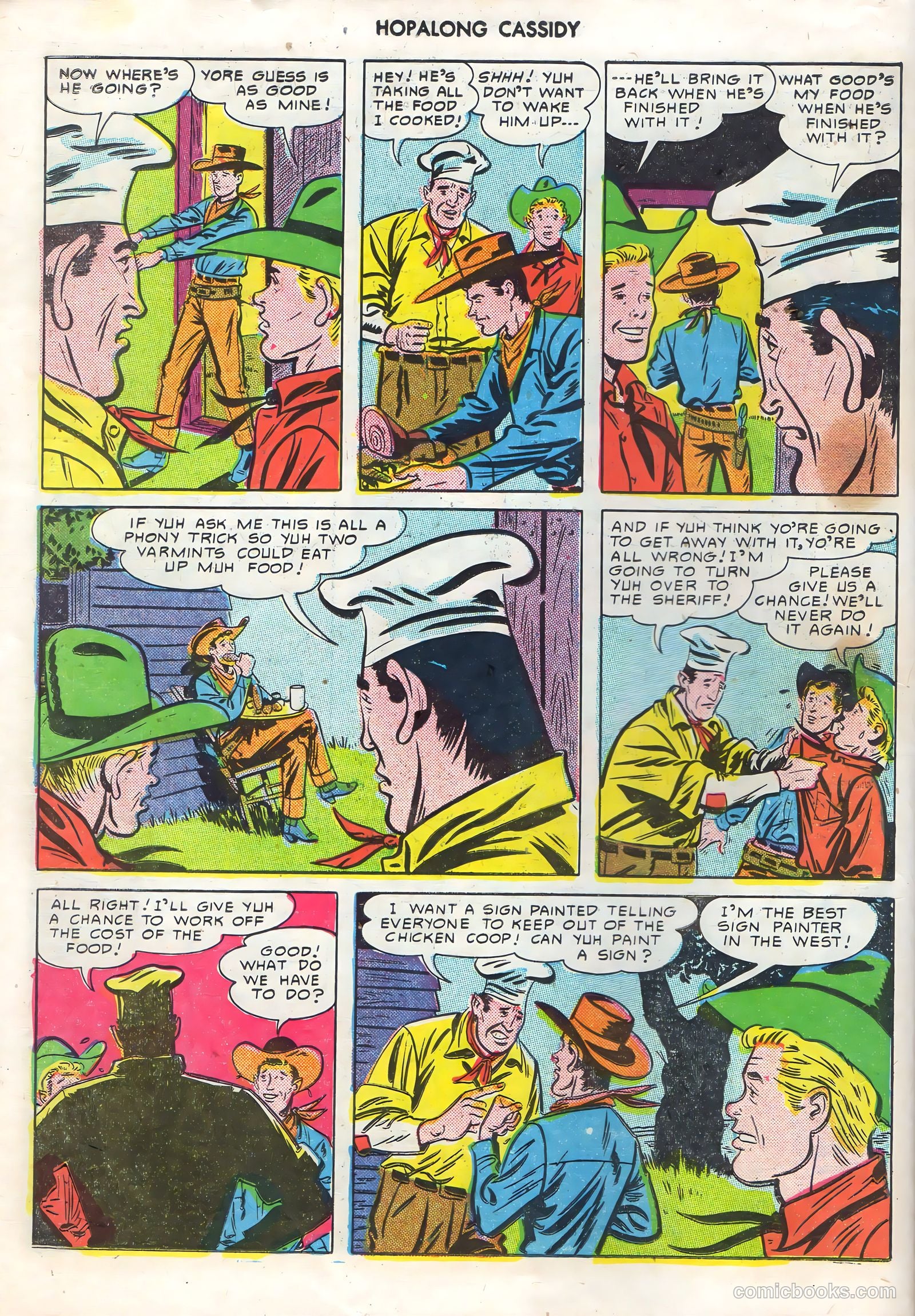 Hopalong Cassidy #49 — page 38 of 52