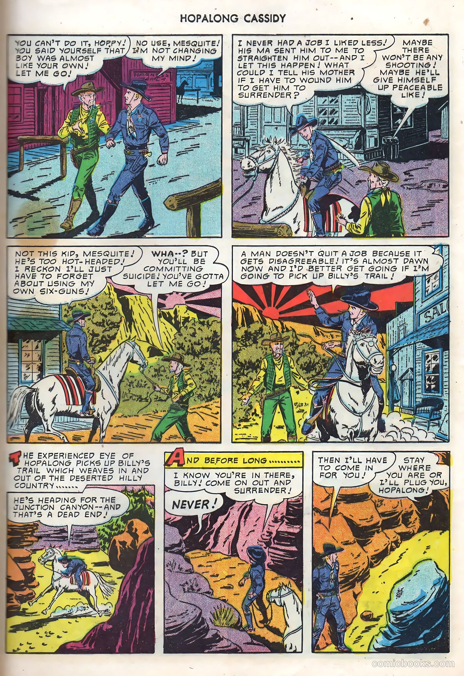Hopalong Cassidy #49 — page 45 of 52