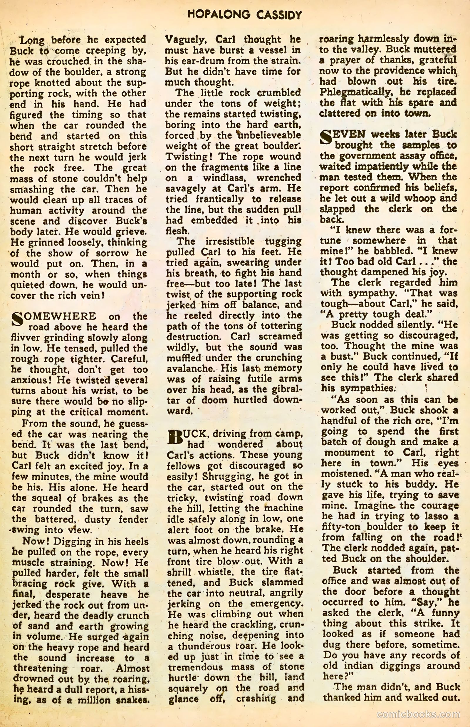 Hopalong Cassidy #5 — page 33 of 52